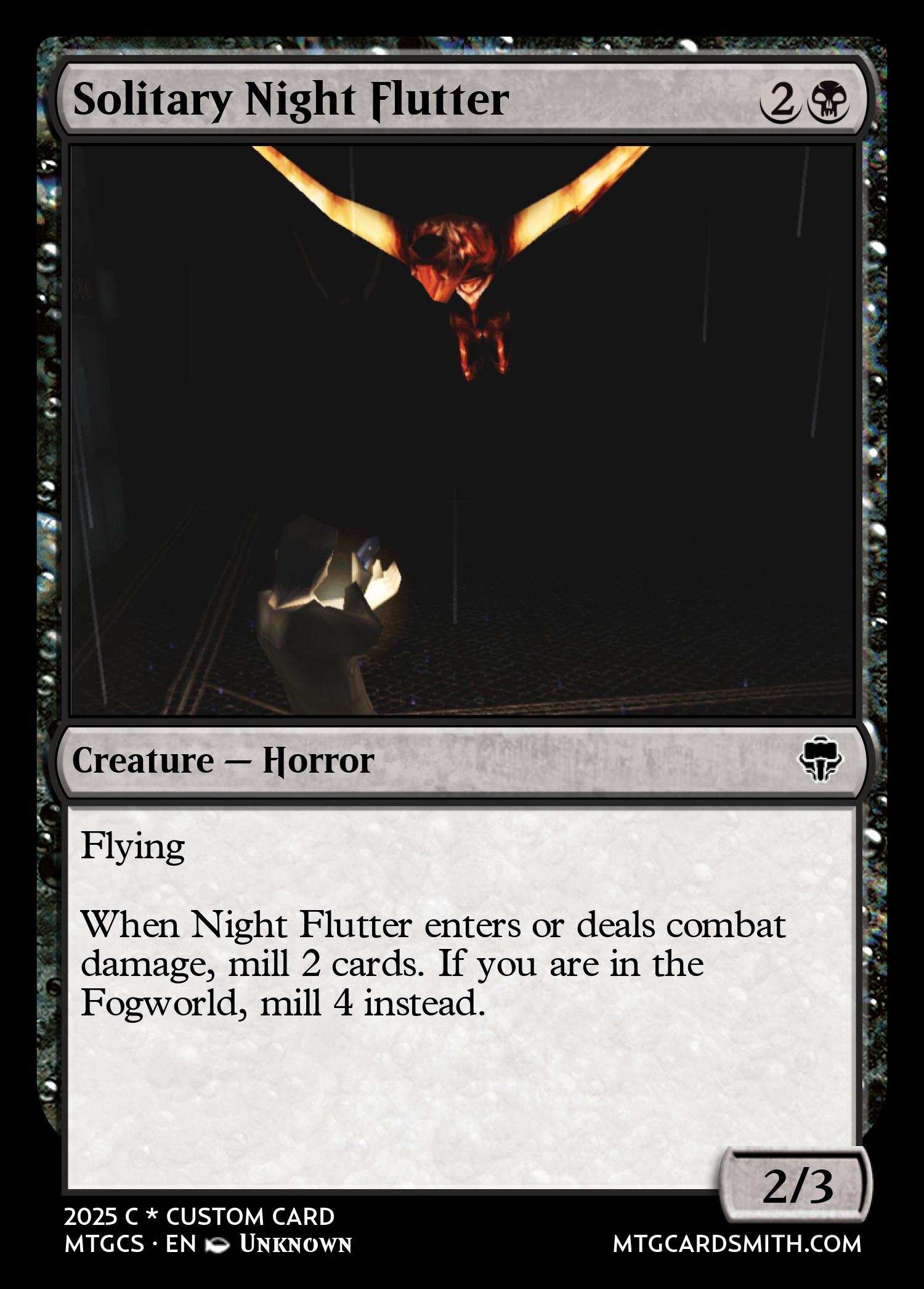 Solitary Night Flutter