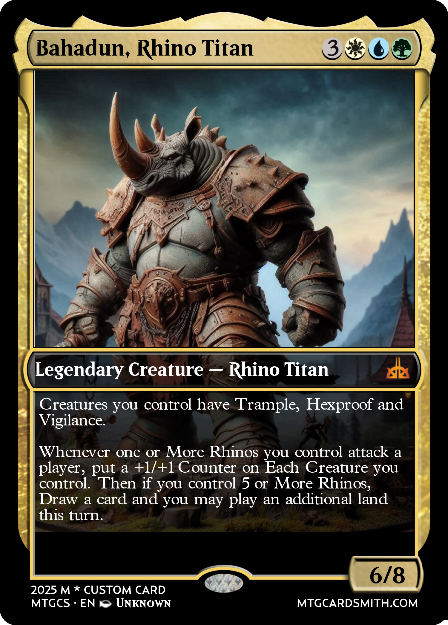 Bahadun, Rhino Titan