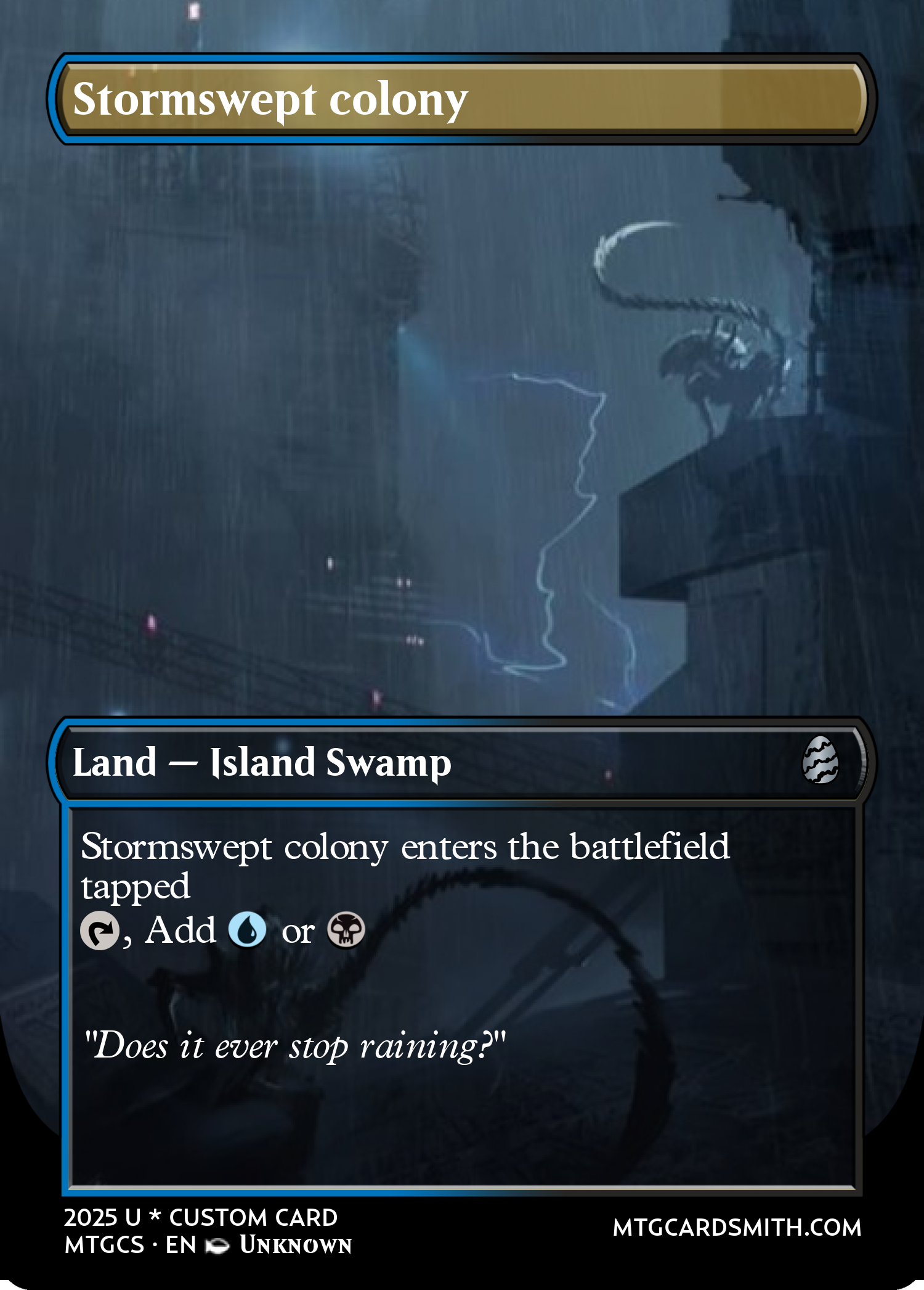 Stormswept colony