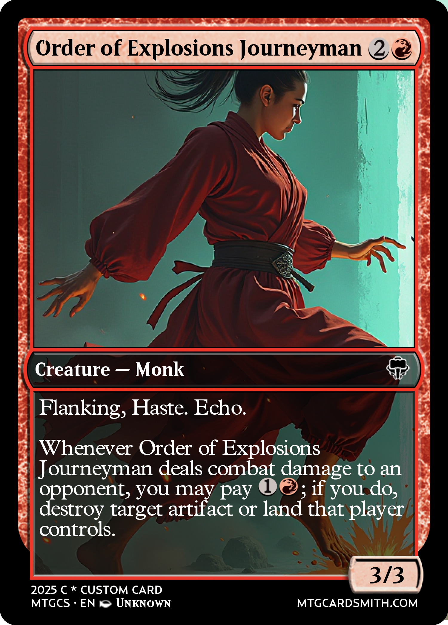 Order of Explosions Journeyman