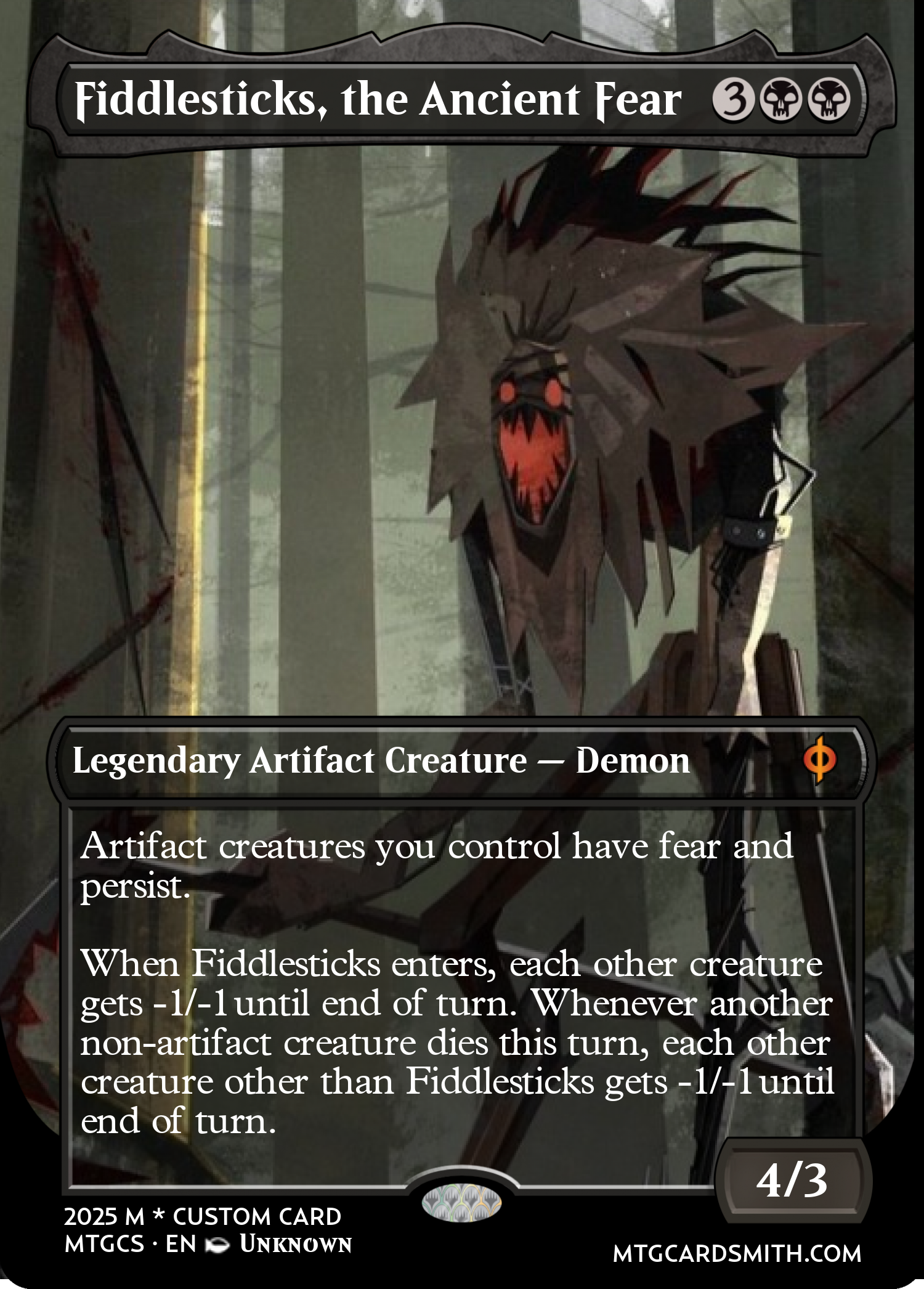 Fiddlesticks, the Ancient Fear