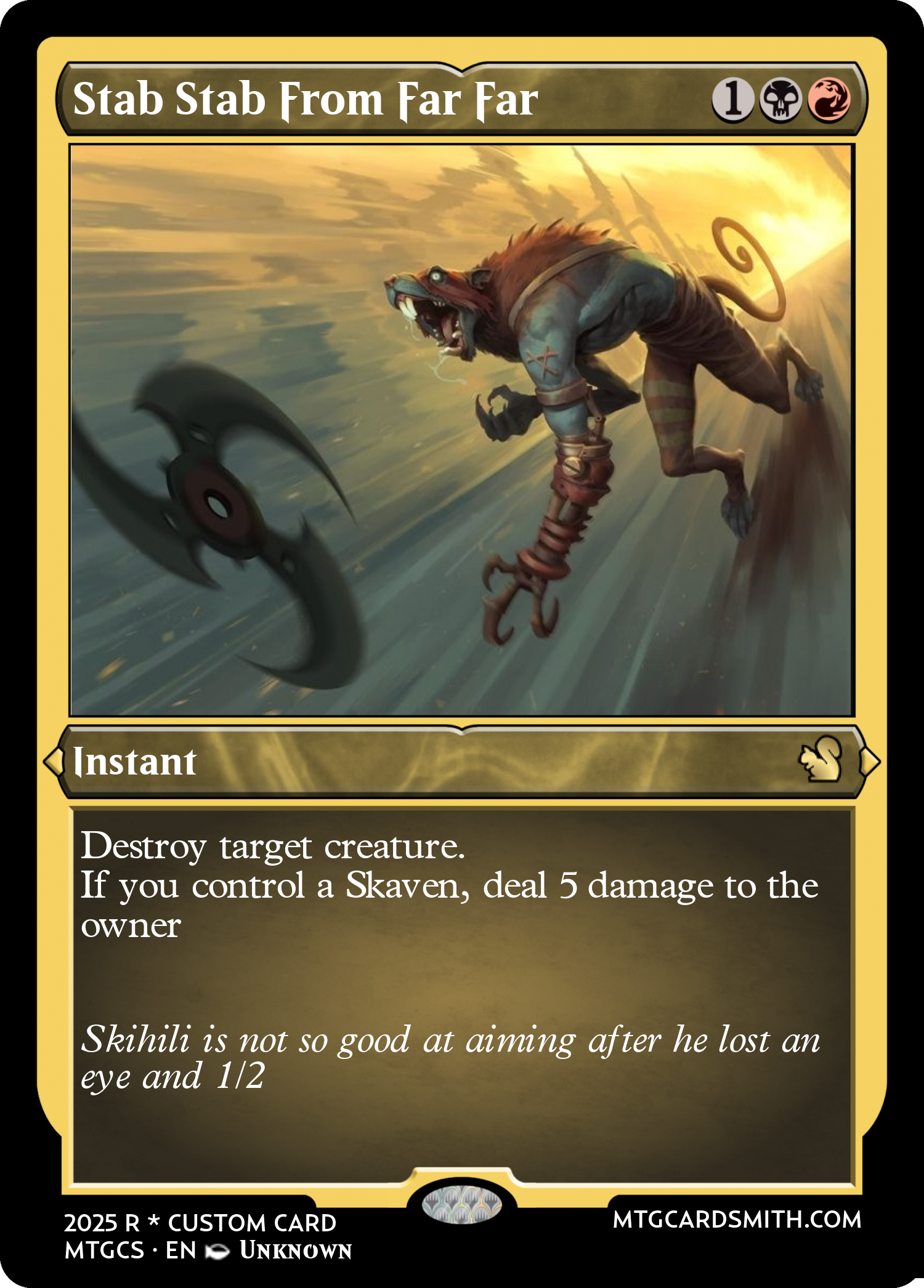 Stab Stab From Far Far