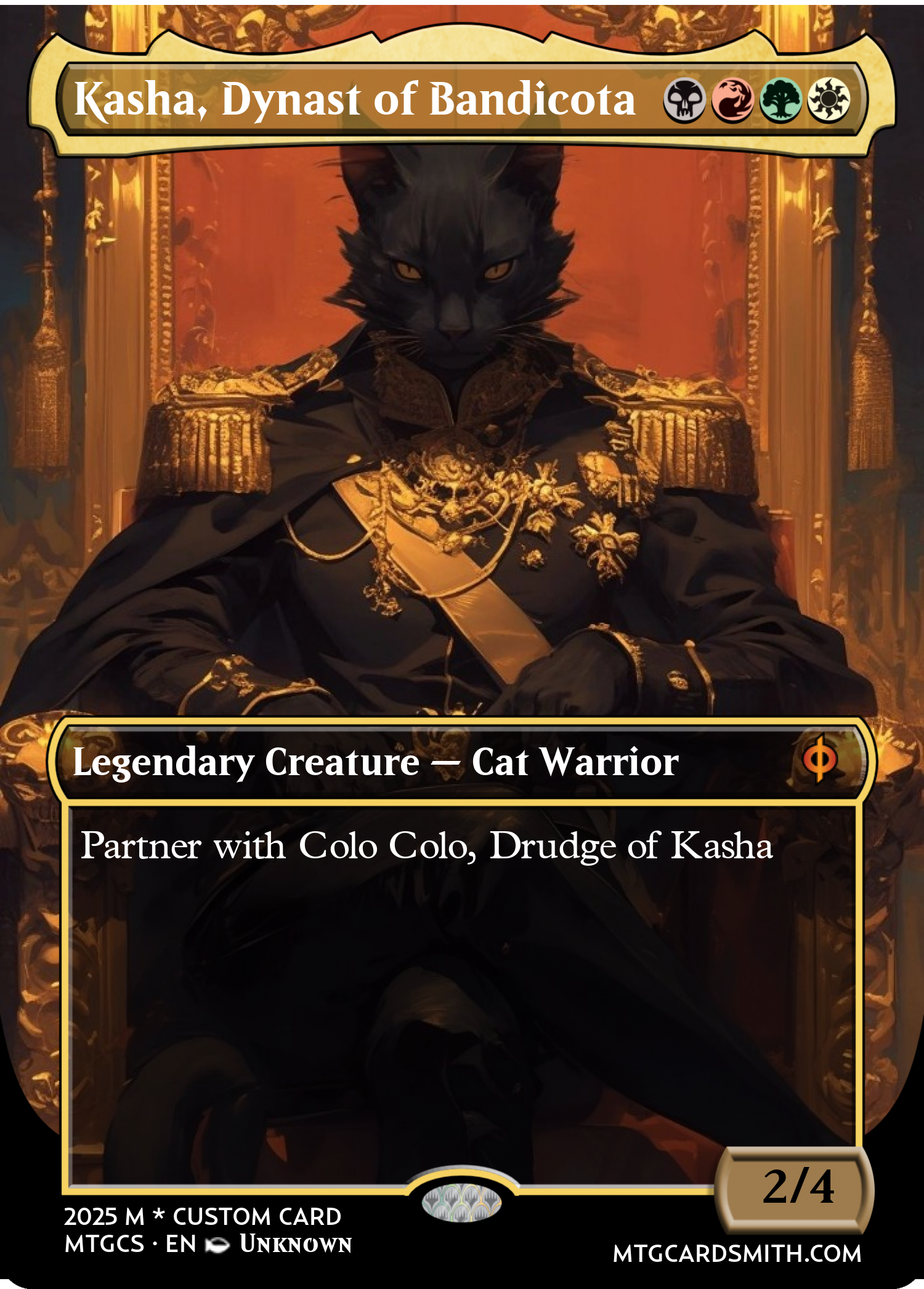 Kasha, Dynast of Bandicota