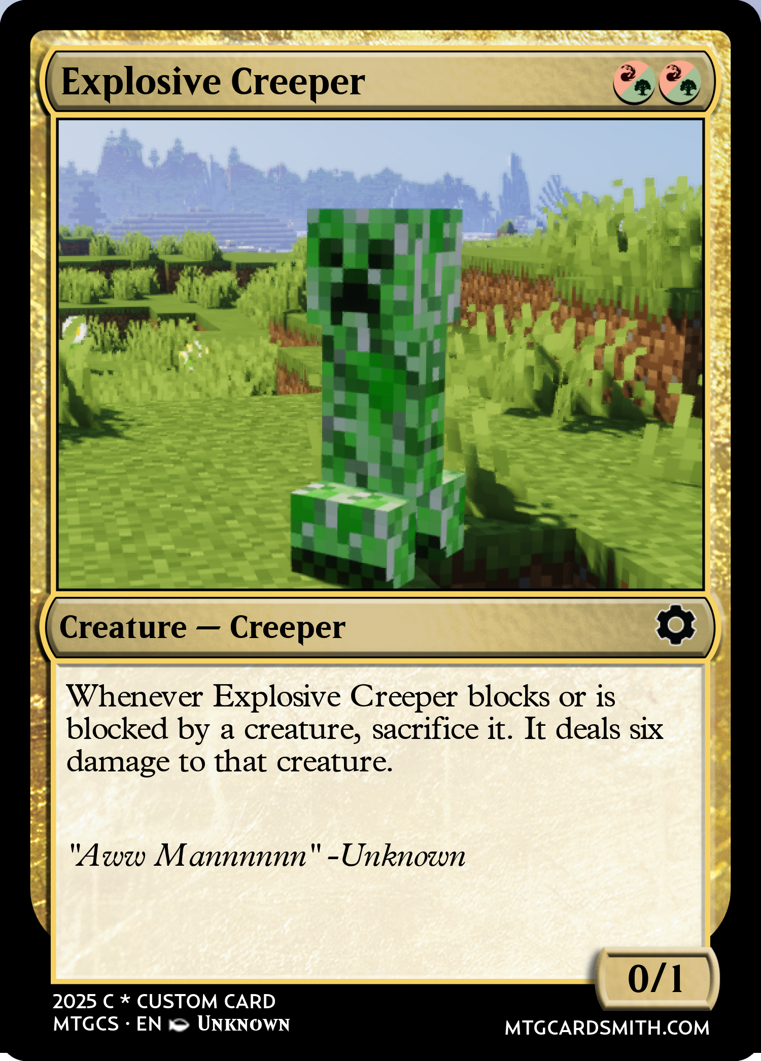 Explosive Creeper