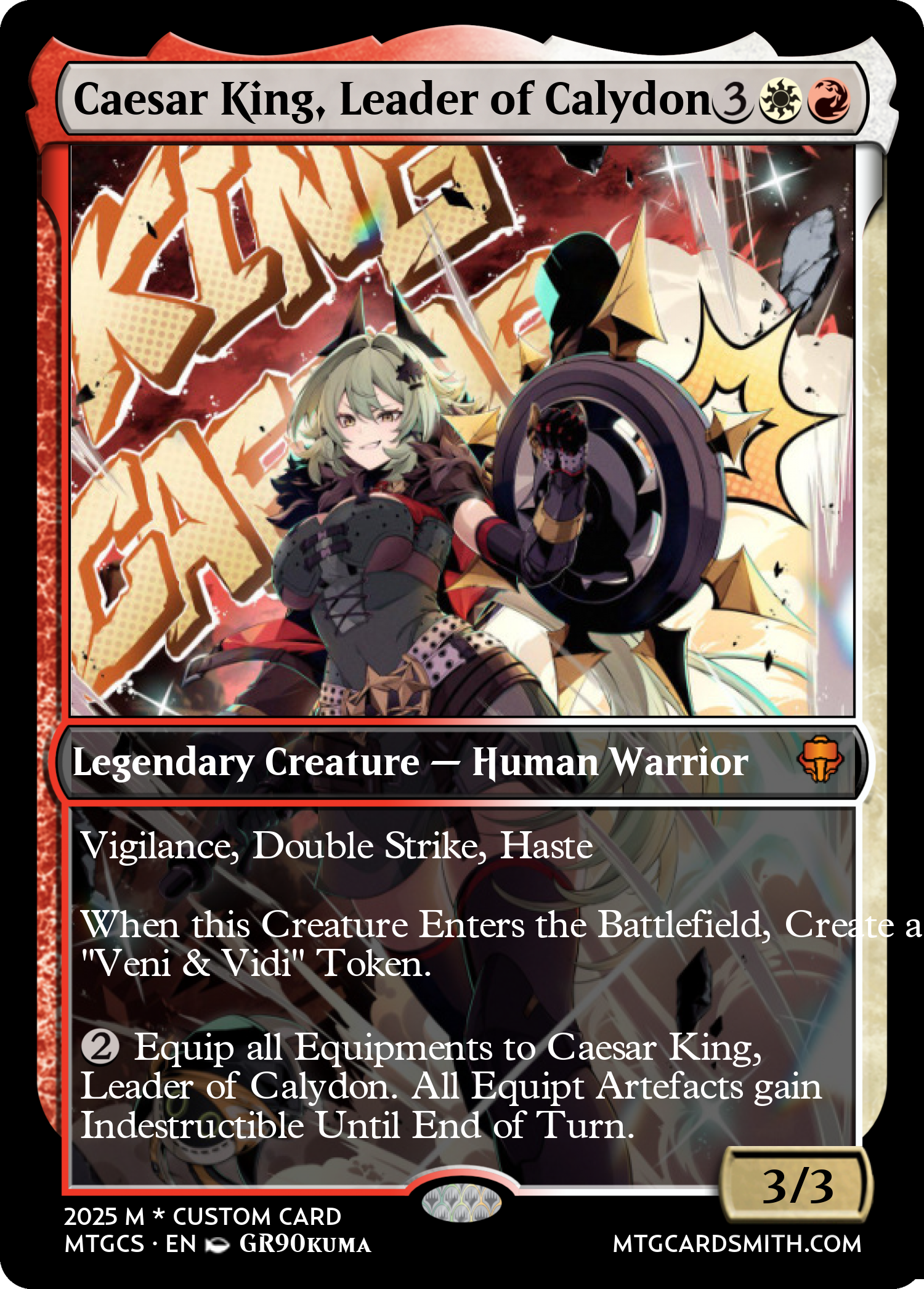 Caesar King, Leader of Calydon