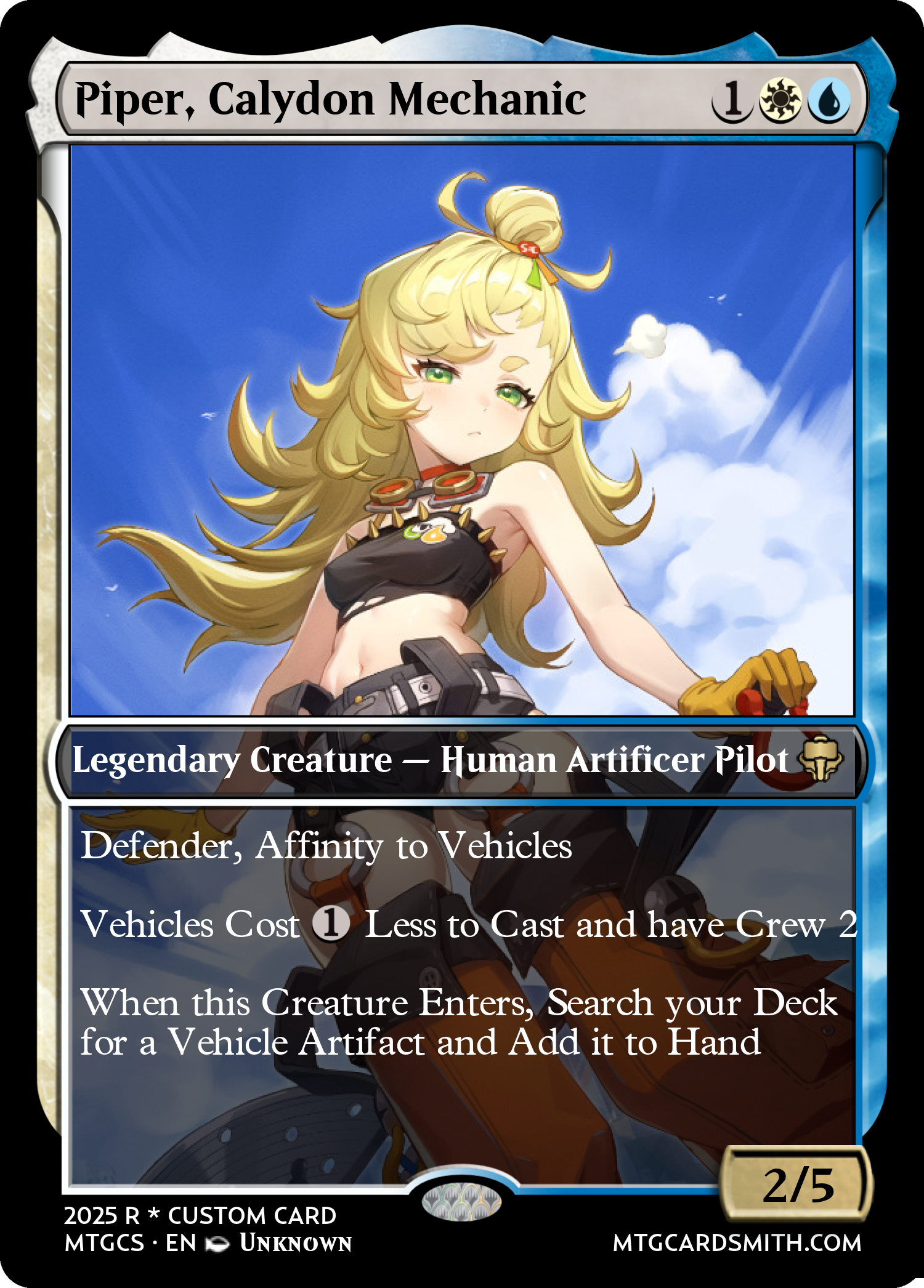 Piper, Calydon Mechanic