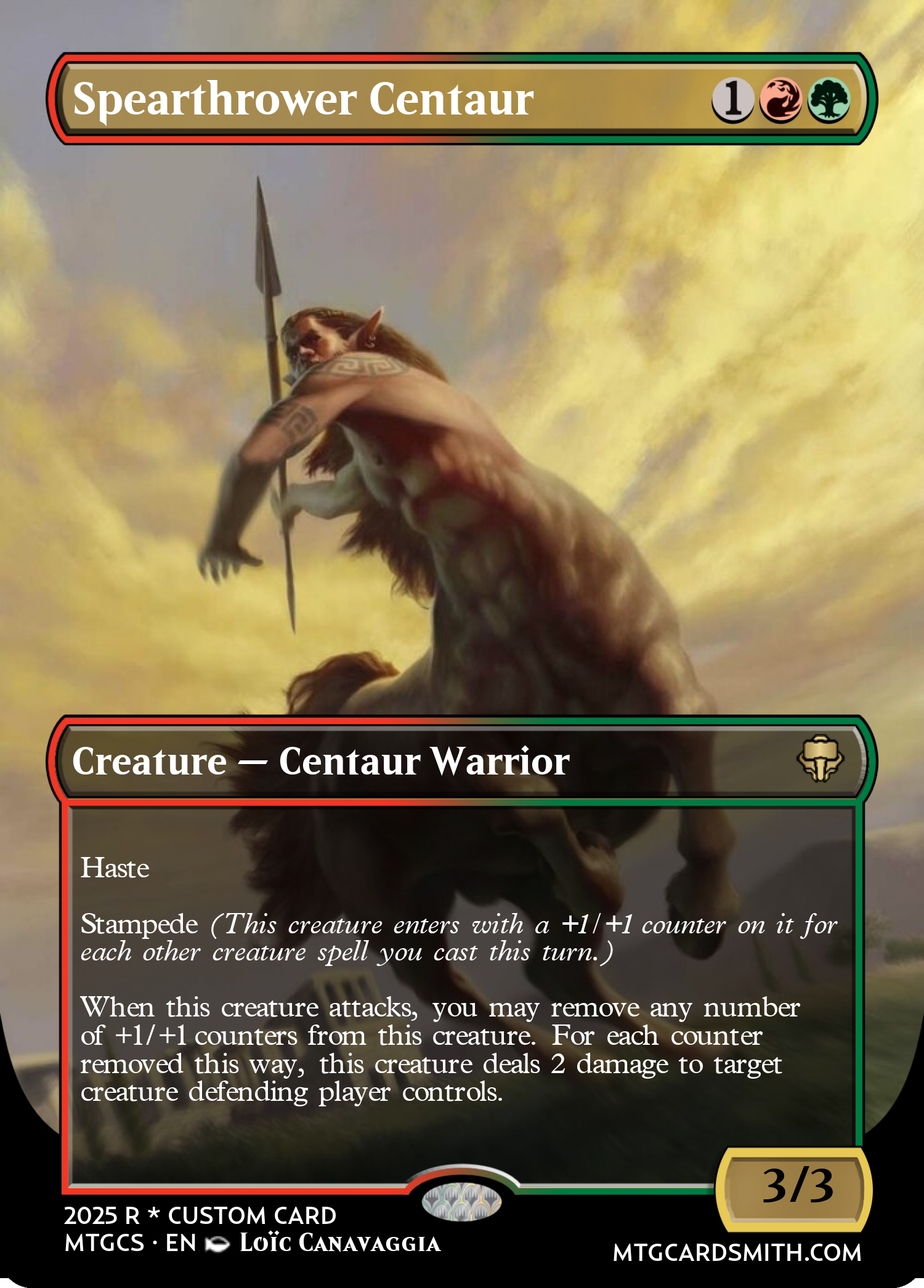 Spearthrower Centaur