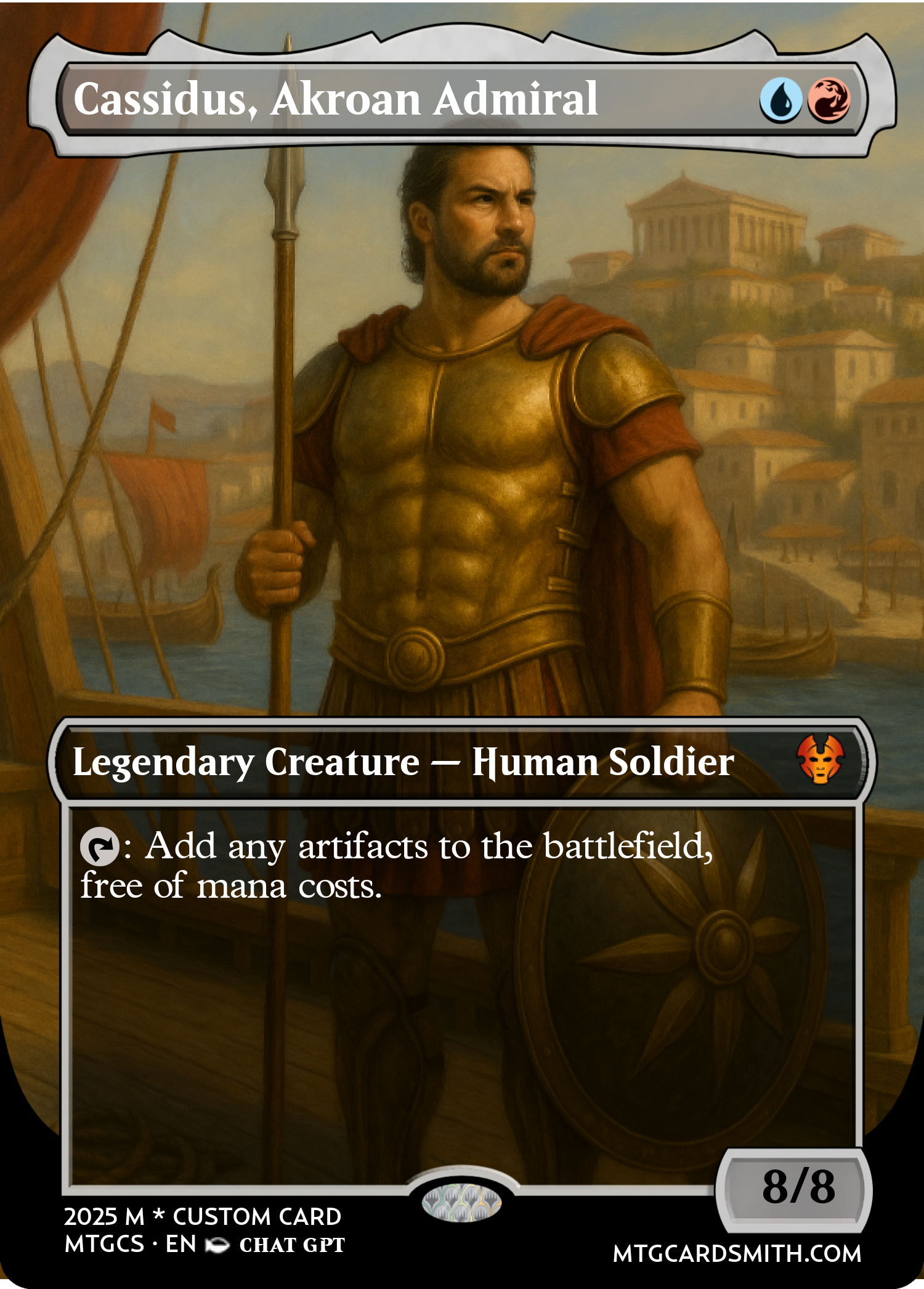 Cassidus, Akroan Admiral