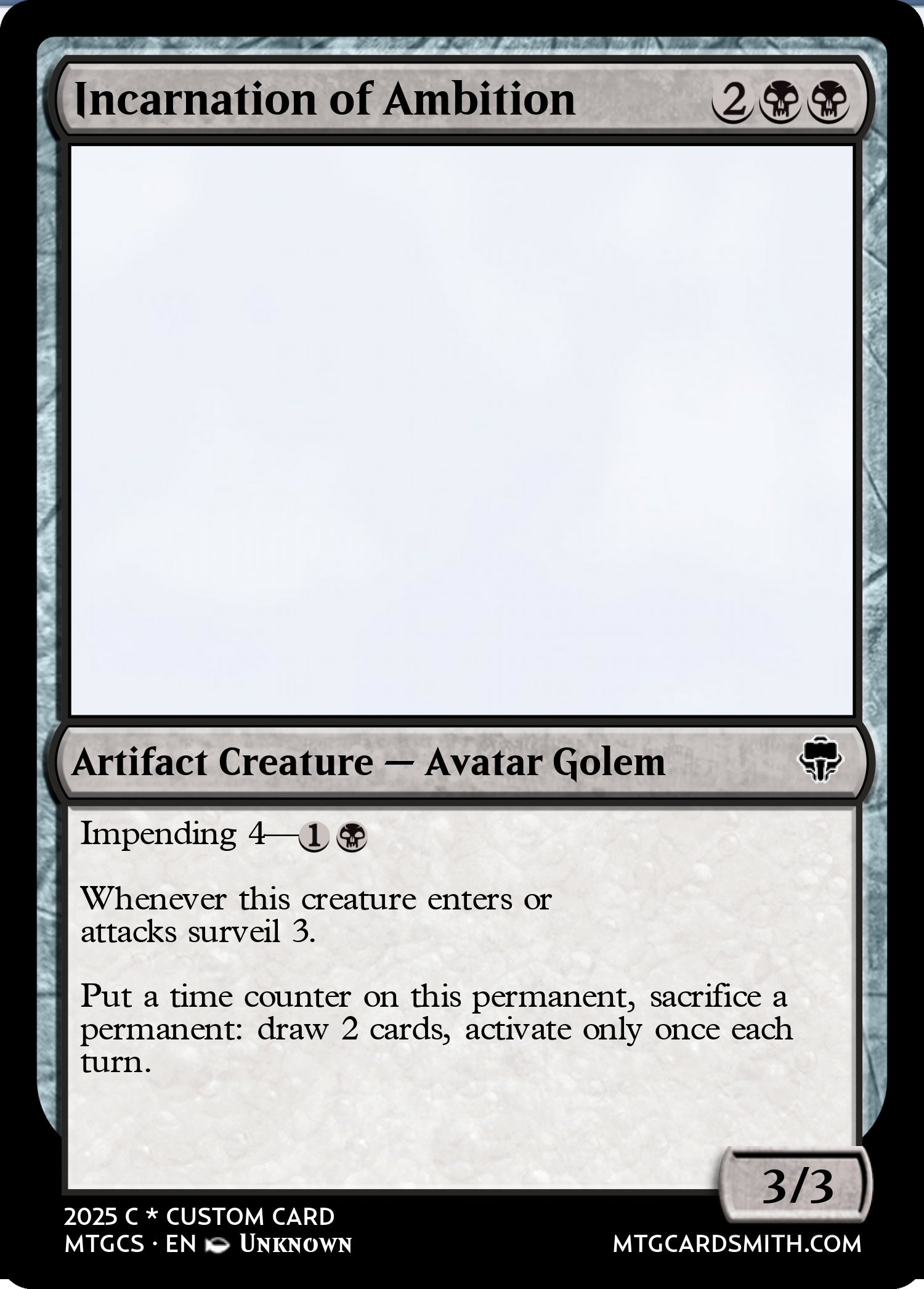 Incarnation of Ambition