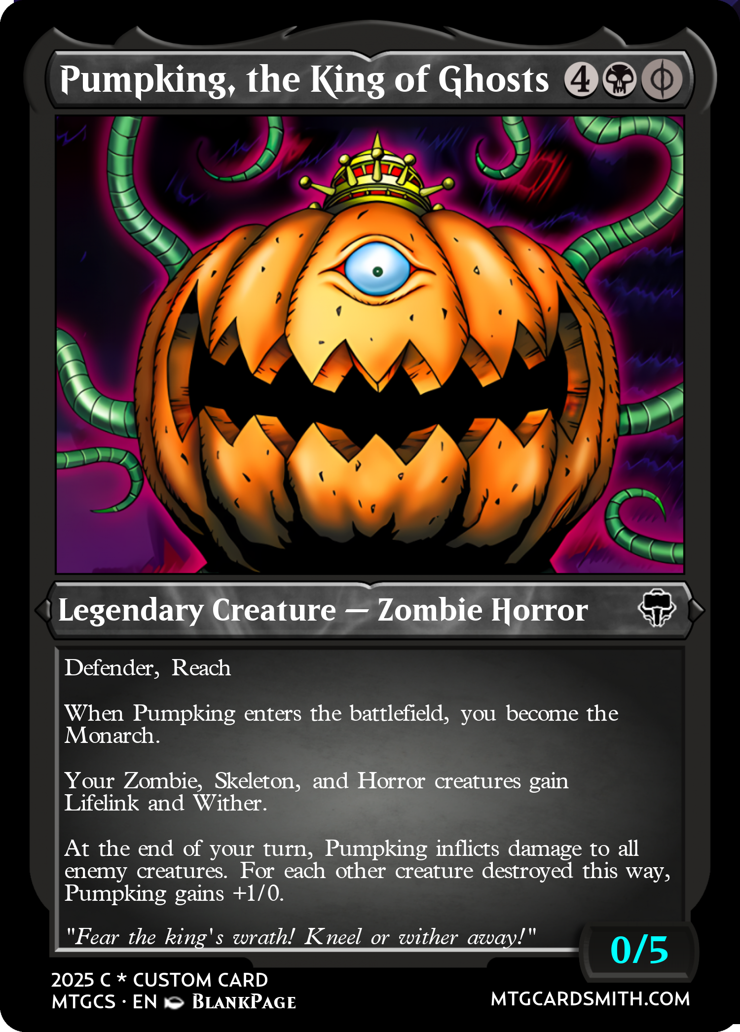 Pumpking, the King of Ghosts