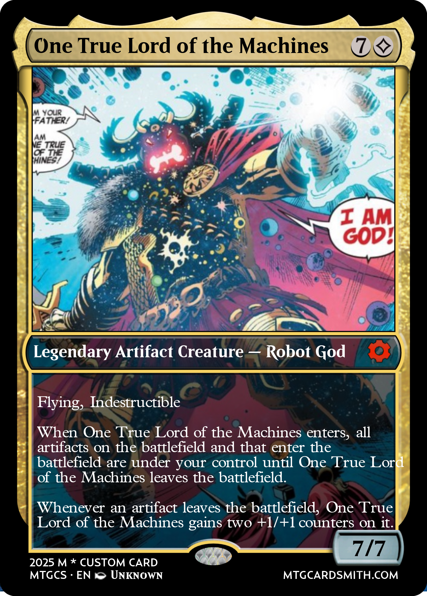 One True Lord of the Machines