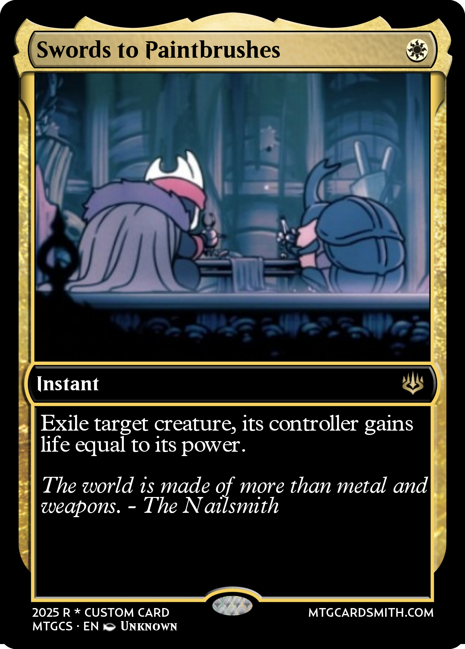 Swords to Paintbrushes