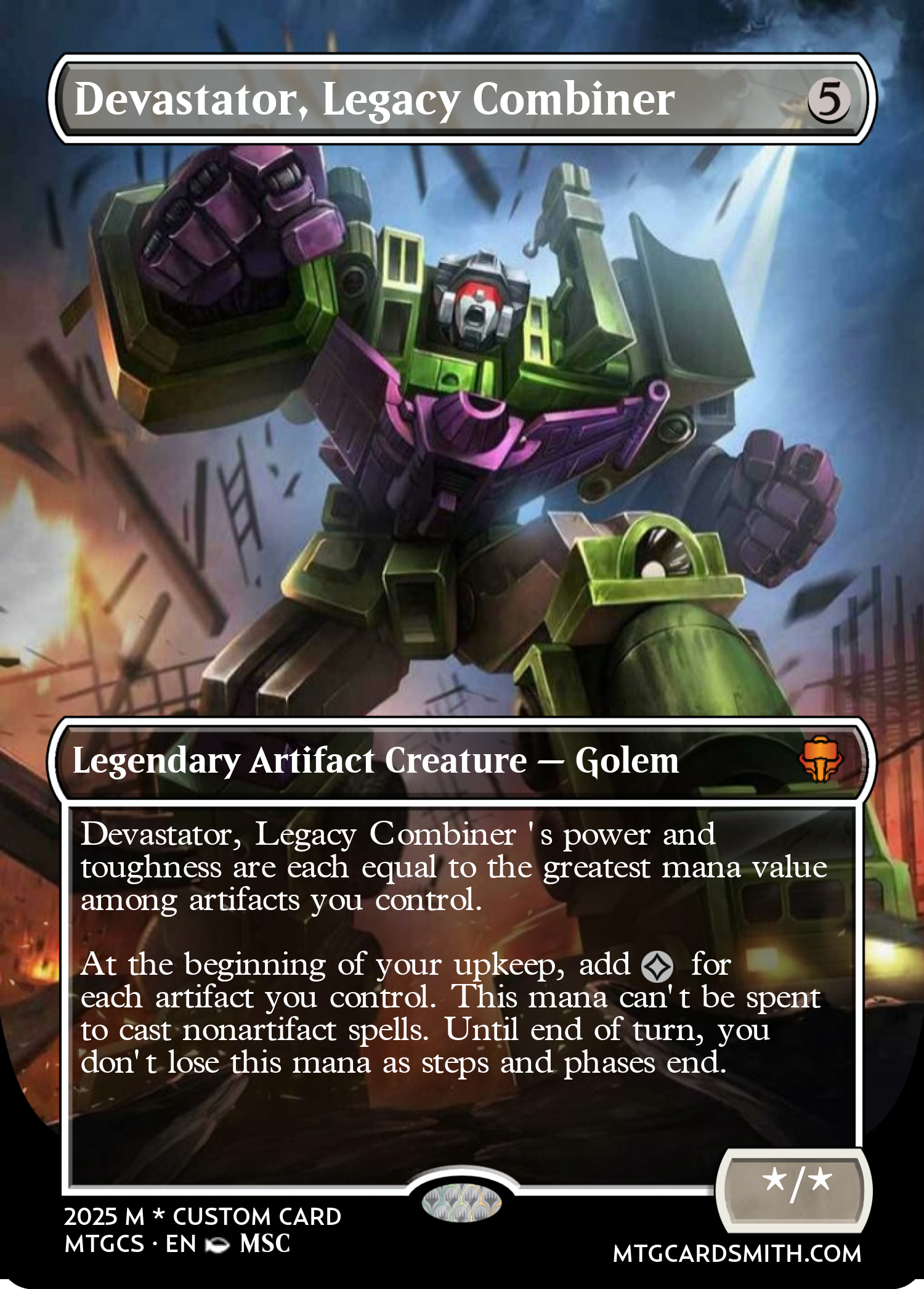 Devastator, Legacy Combiner