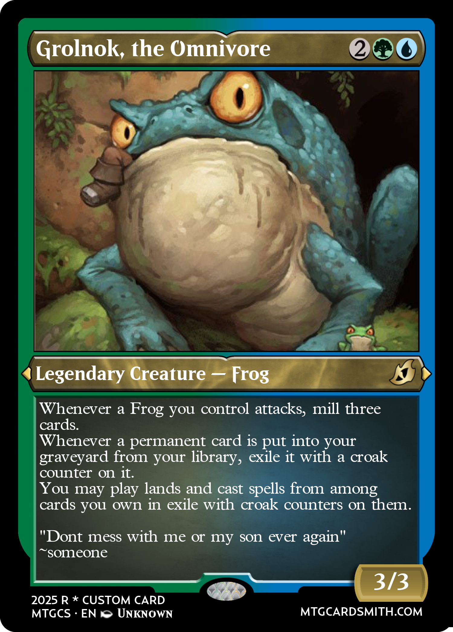 Grolnok, the Omnivore