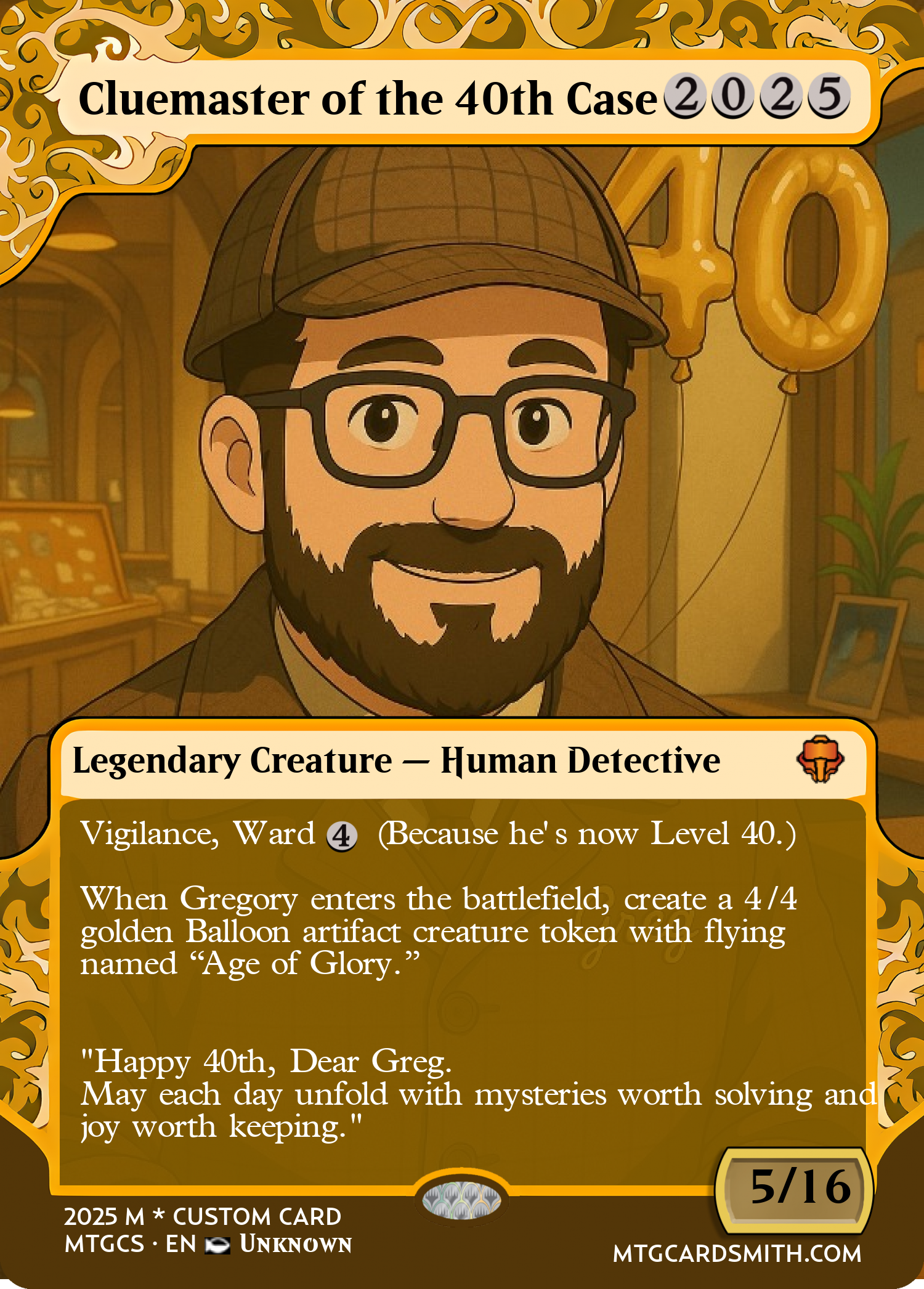Cluemaster of the 40th Case