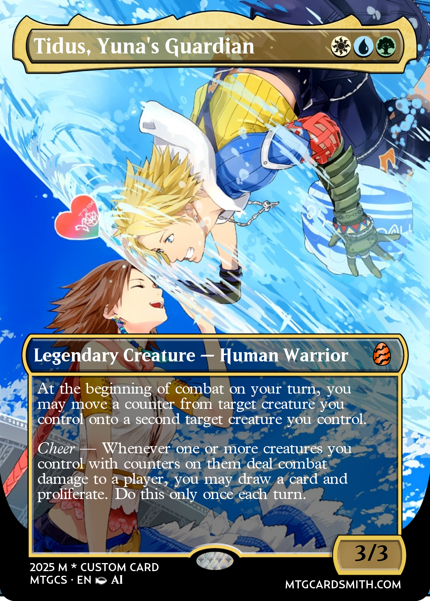 Tidus, Yuna's Guardian
