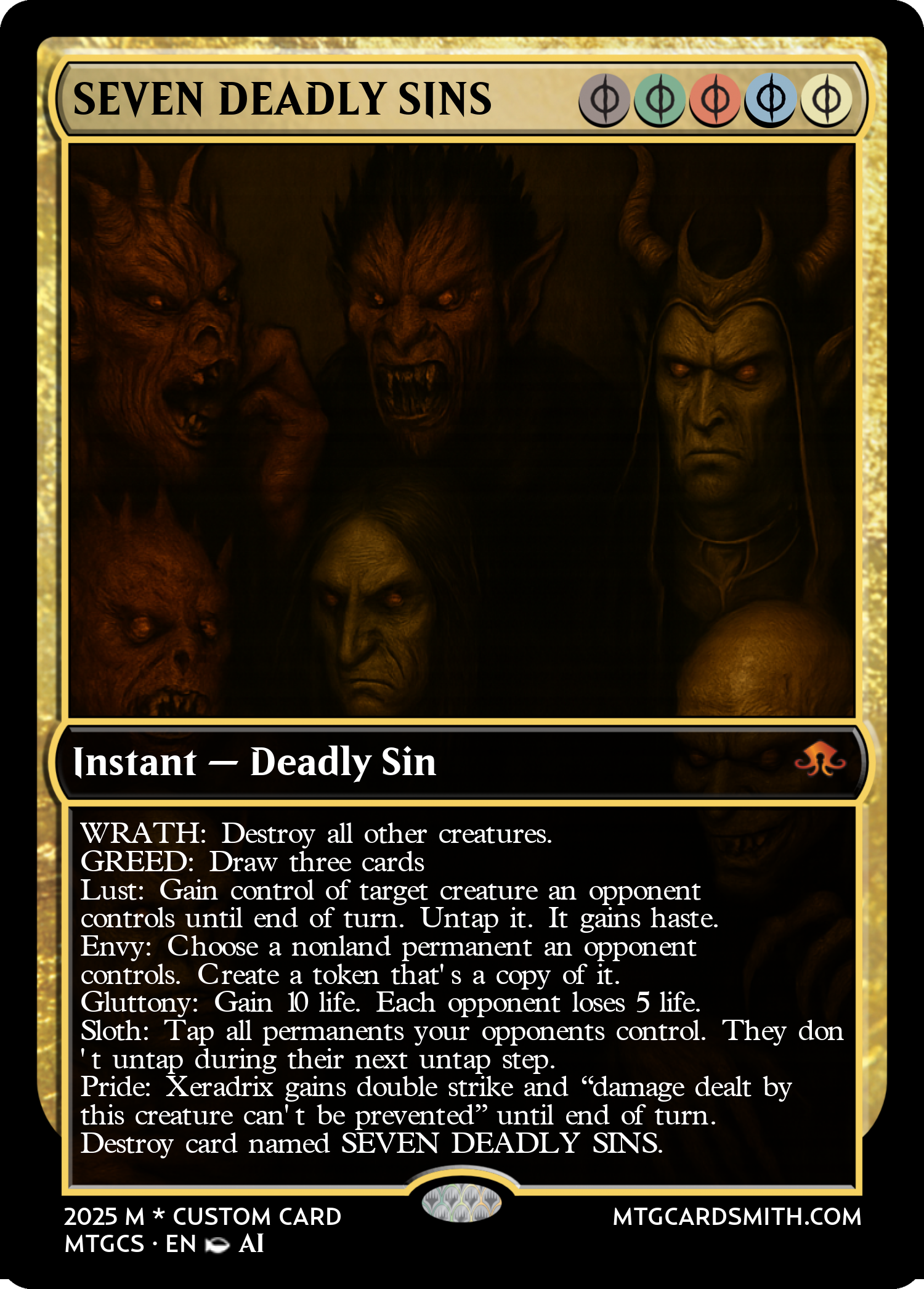 SEVEN DEADLY SINS