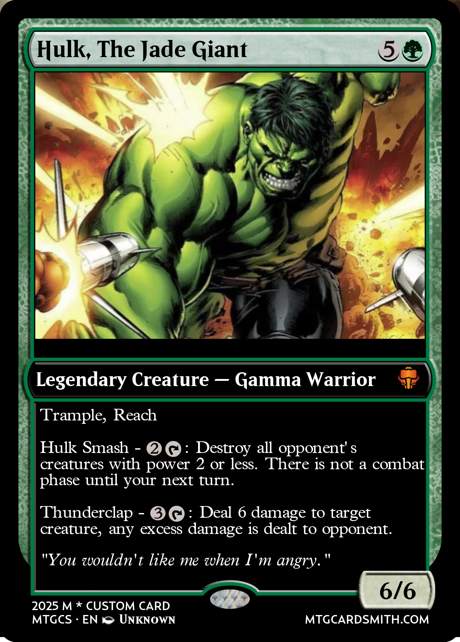 Hulk, The Jade Giant