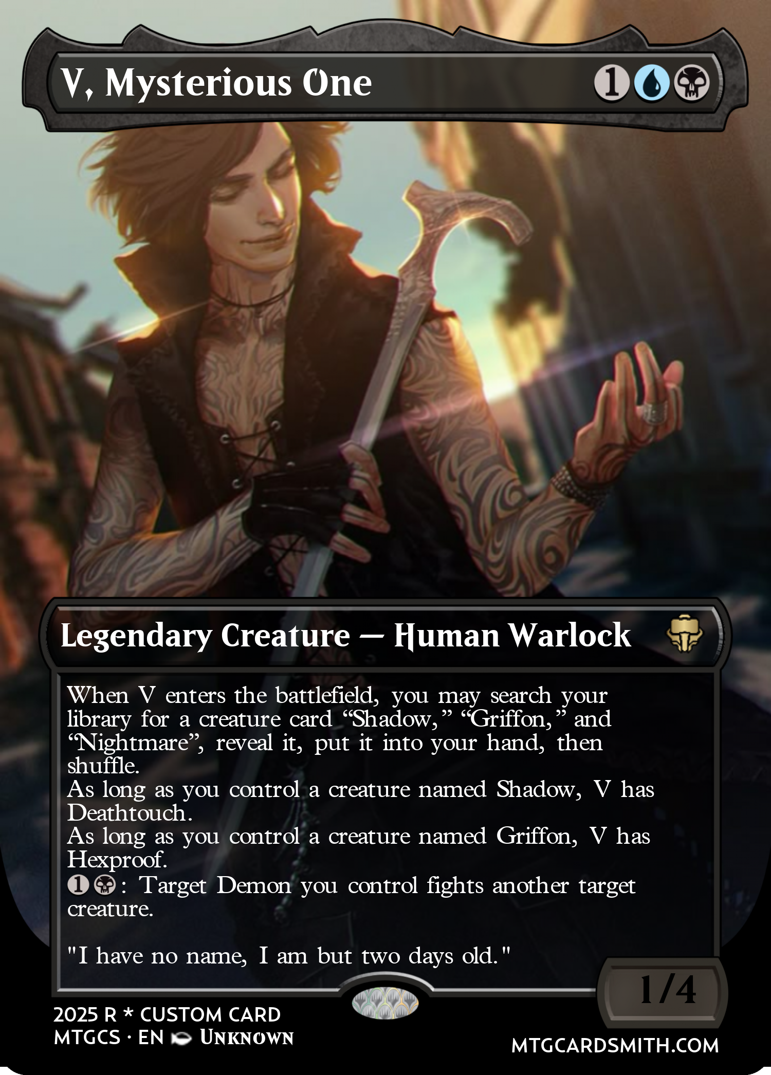 V, Mysterious One