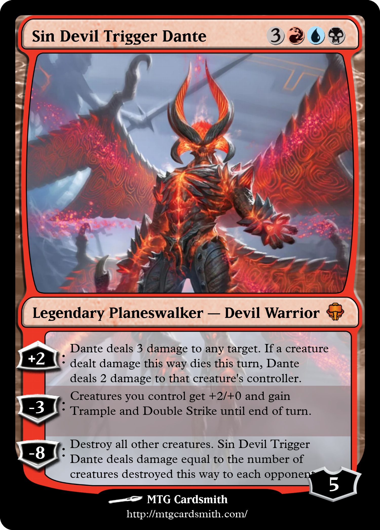 Sin Devil Trigger Dante