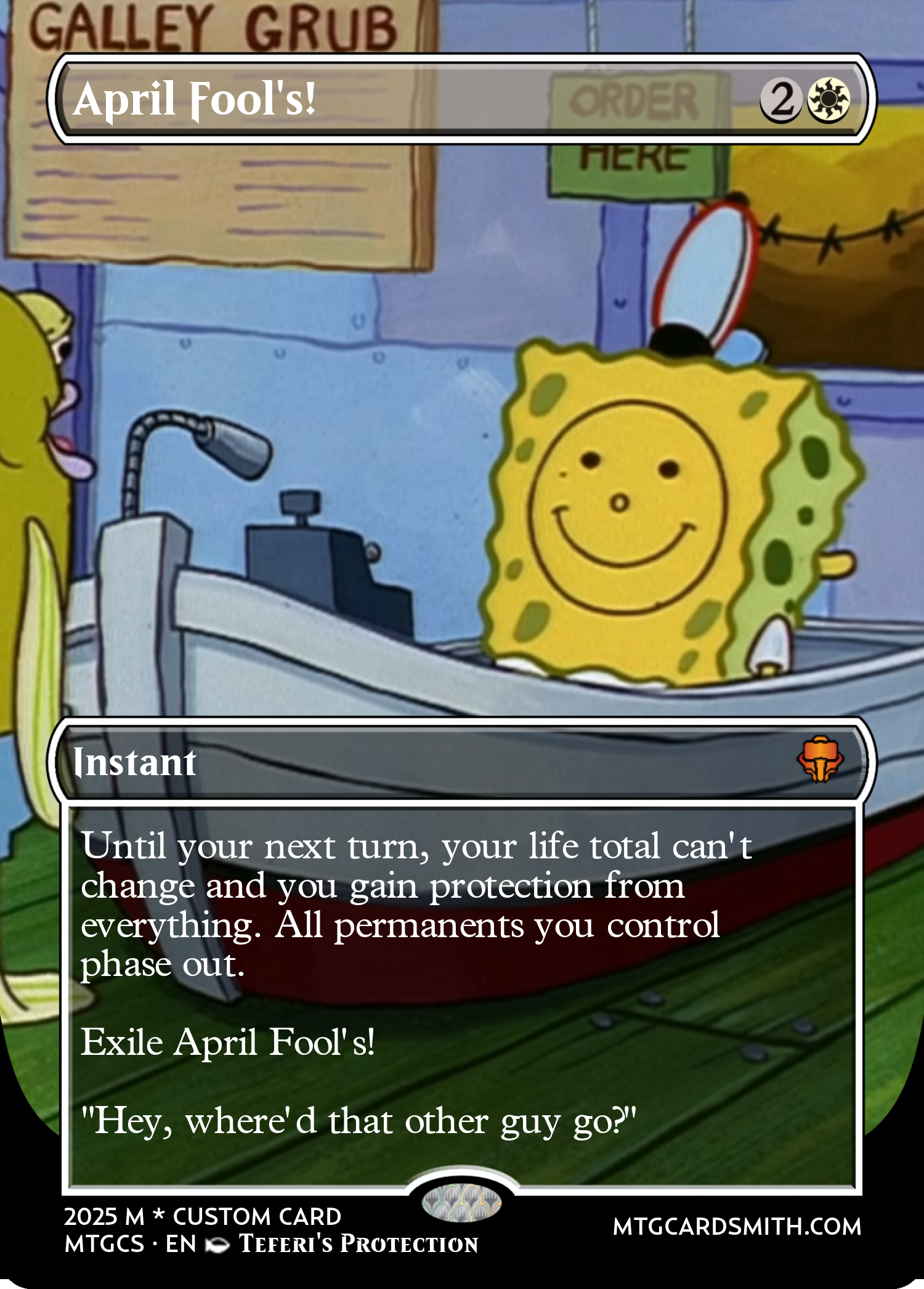 April Fool's!