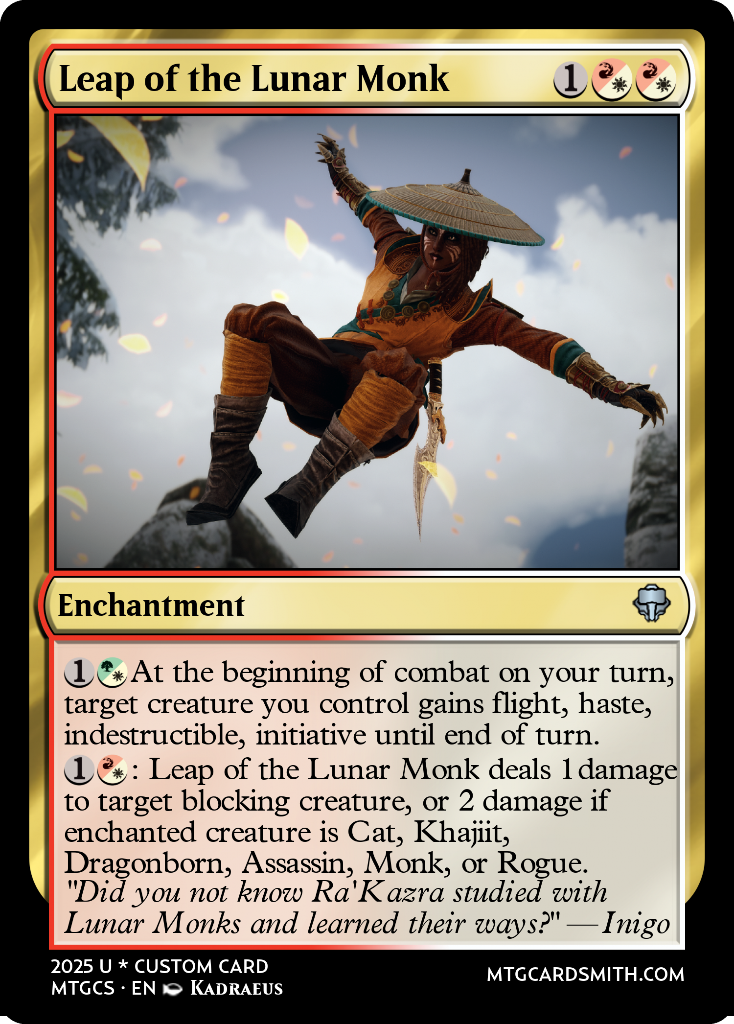 Leap of the Lunar Monk