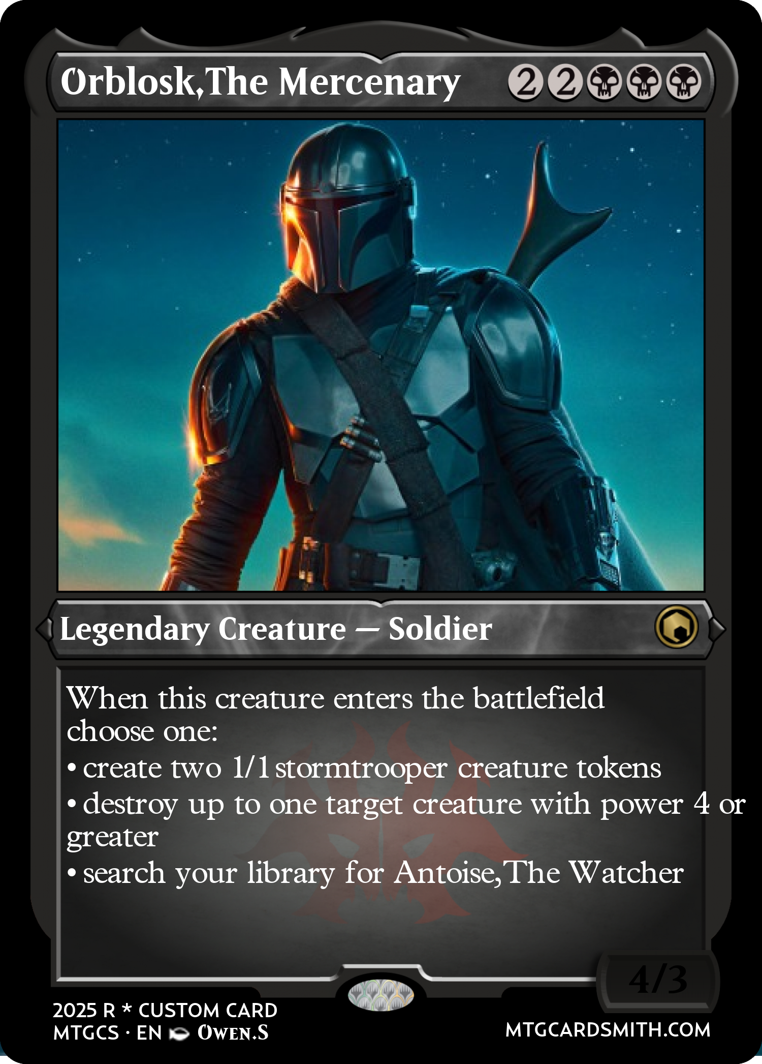 Orblosk,The Mercenary
