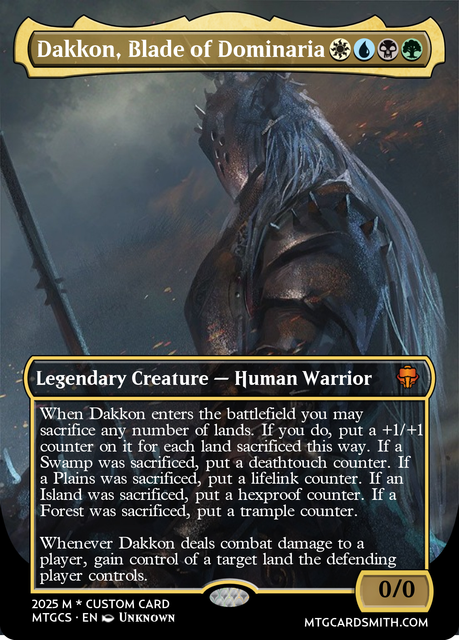 Dakkon, Blade of Dominaria