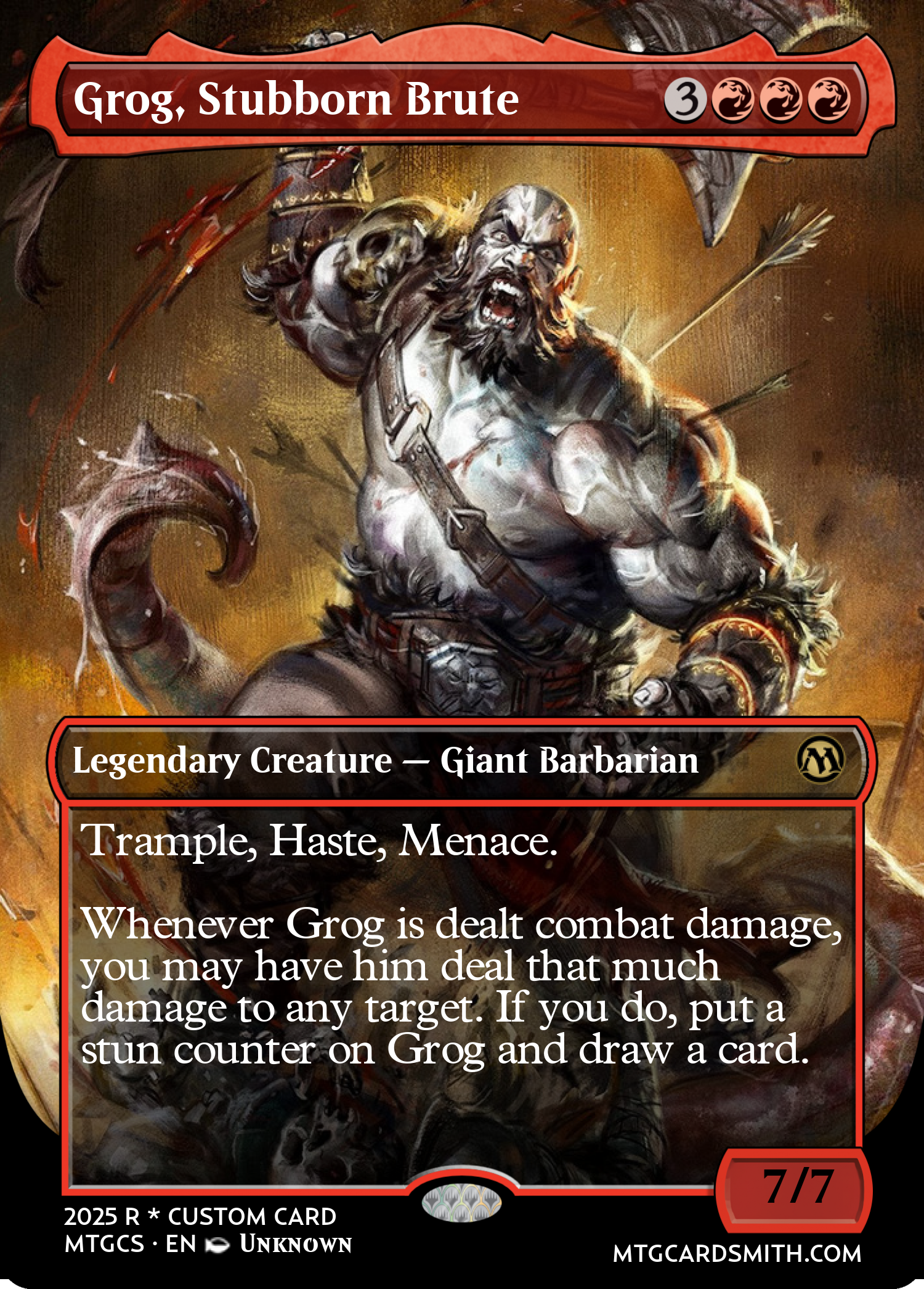 Grog, Stubborn Brute