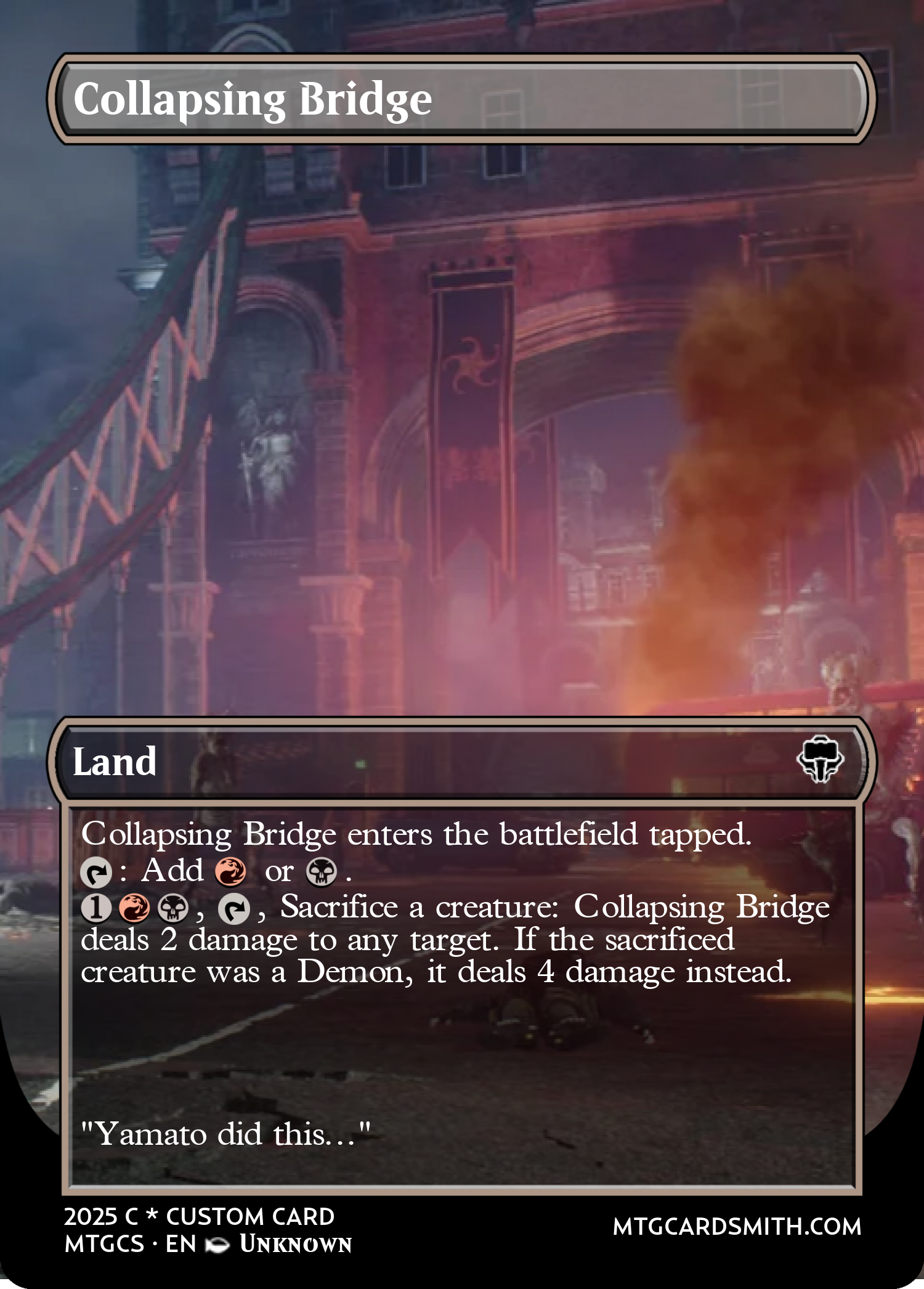 Collapsing Bridge