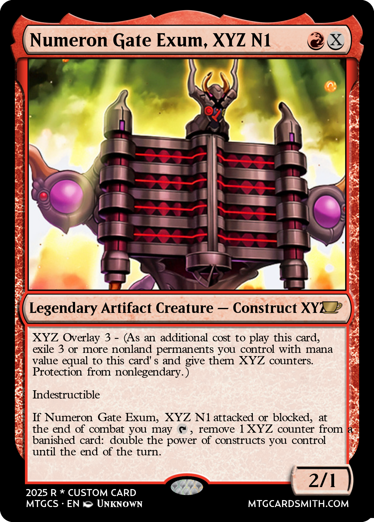 Numeron Gate Exum, XYZ N1