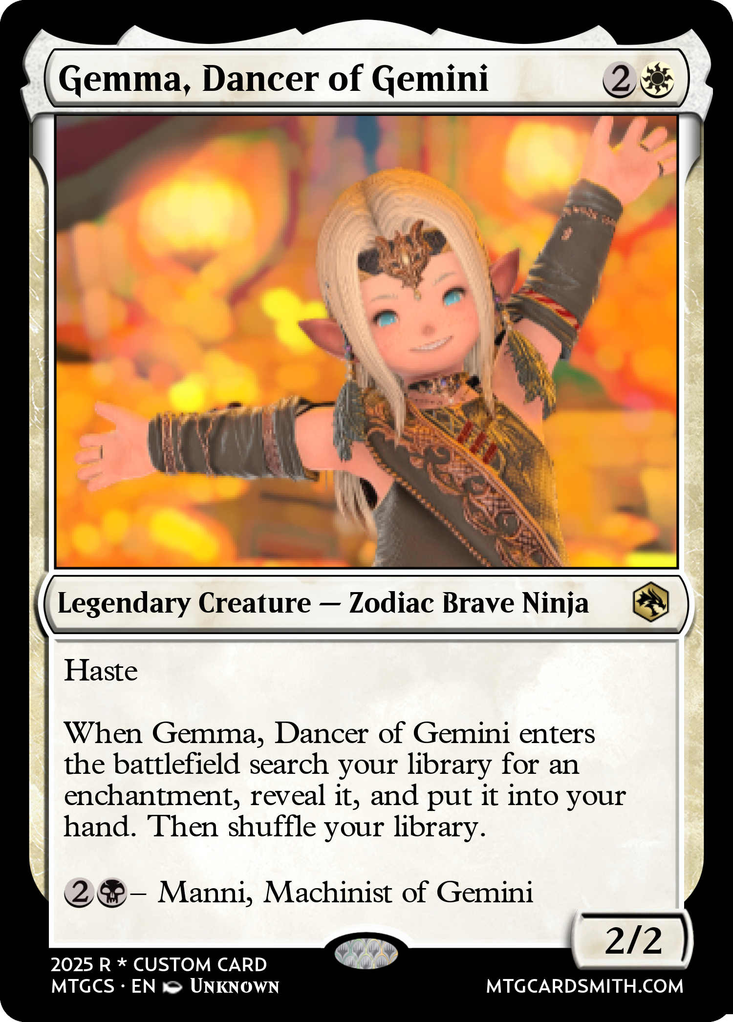 Gemma, Dancer of Gemini 