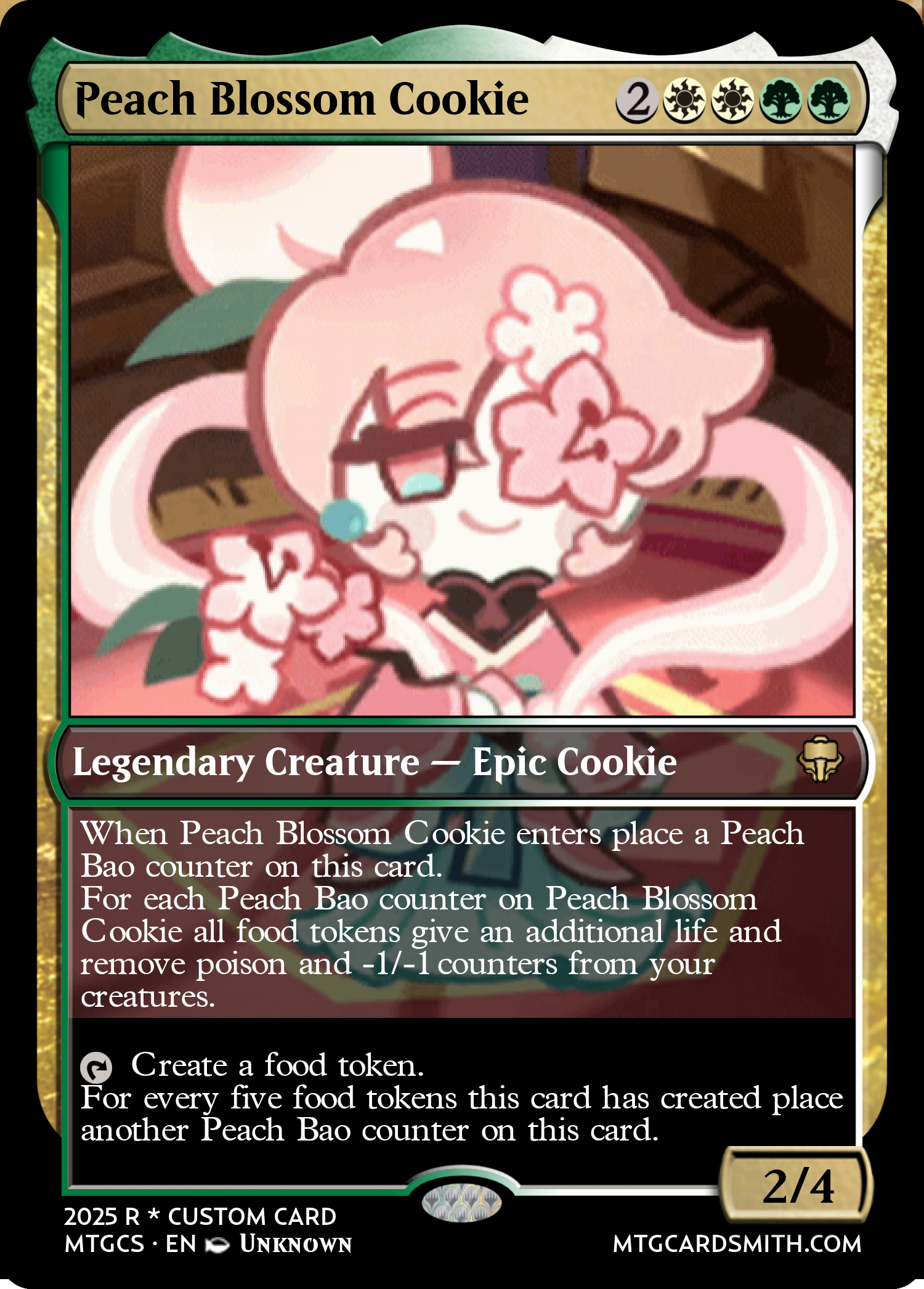 Peach Blossom Cookie