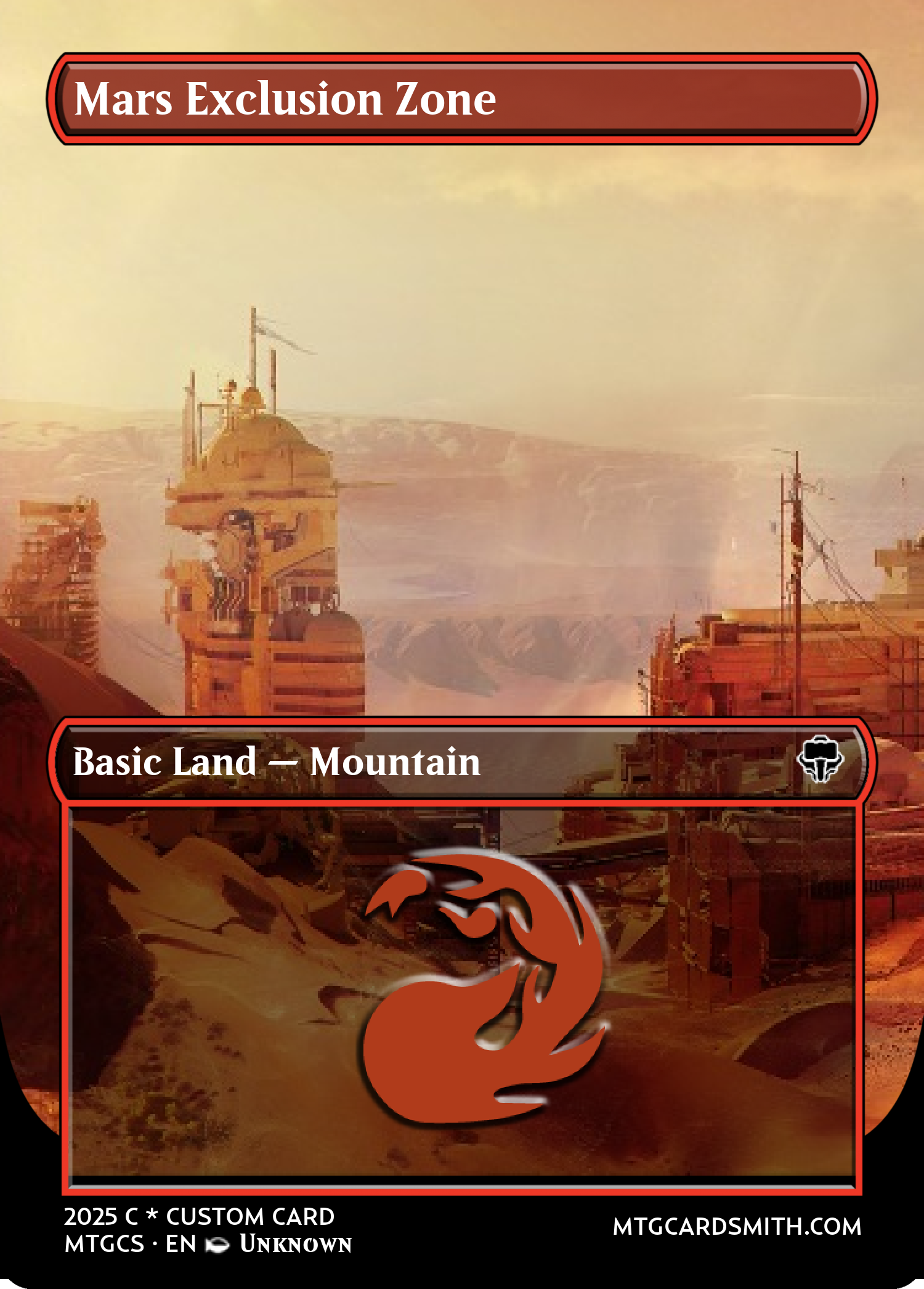 Mars Exclusion Zone