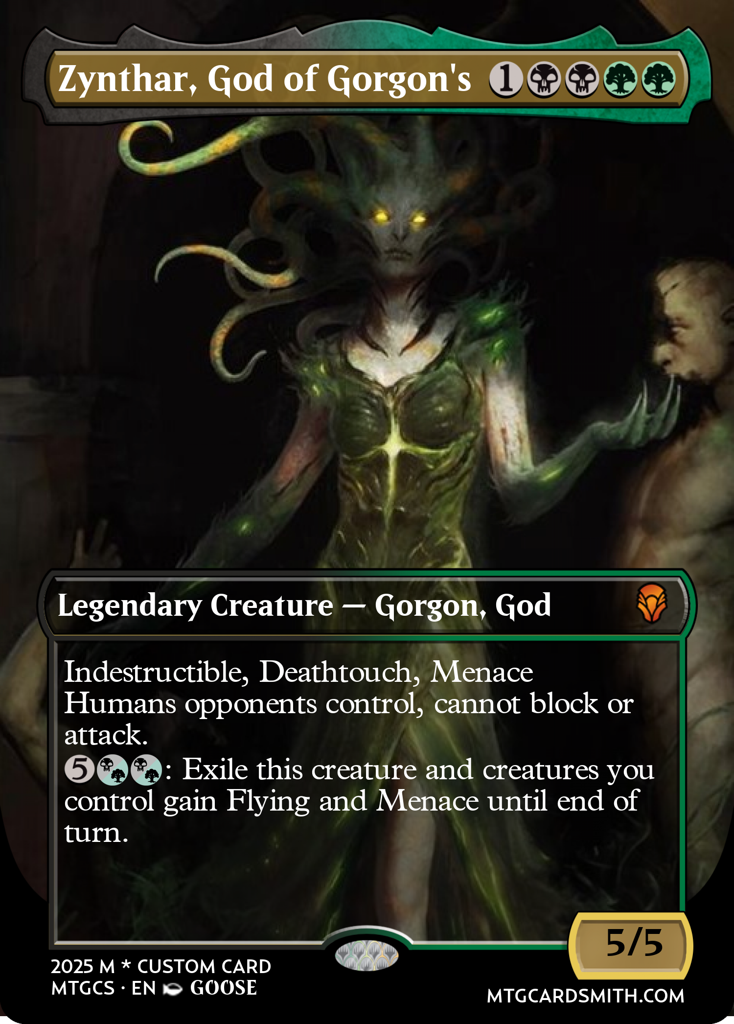Zynthar, God of Gorgon's