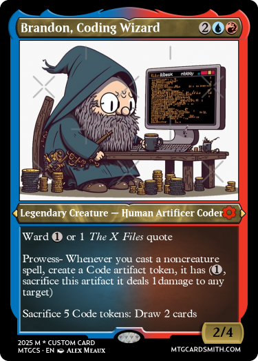 Brandon, Coding Wizard