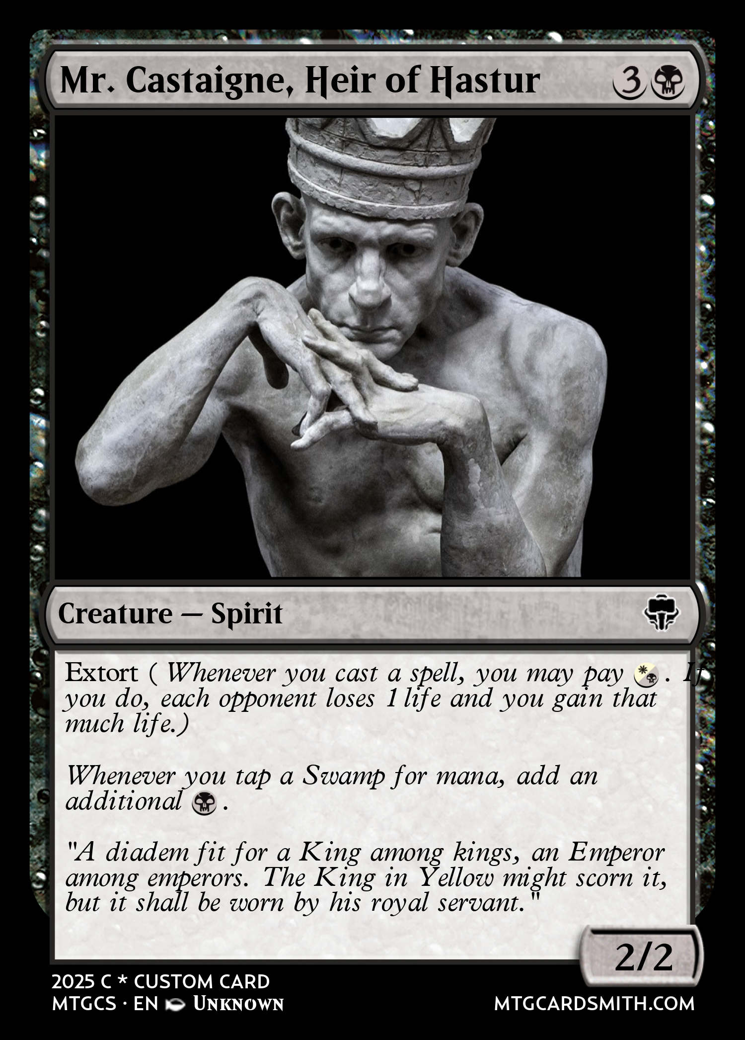 Mr. Castaigne, Heir of Hastur