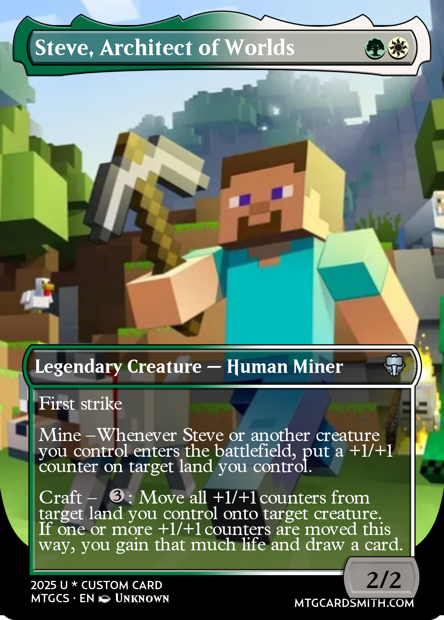 Steve, Architect of Worlds