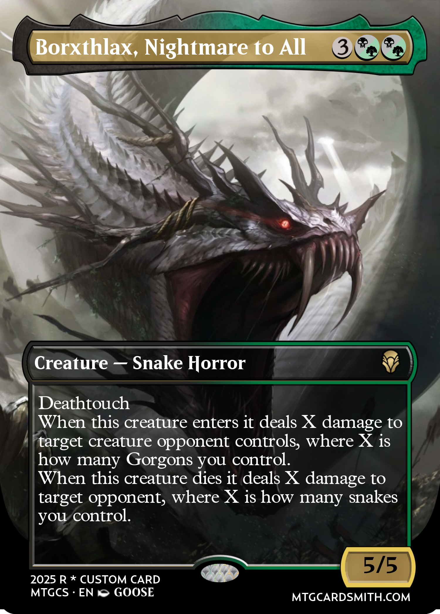 Borxthlax, Nightmare to All