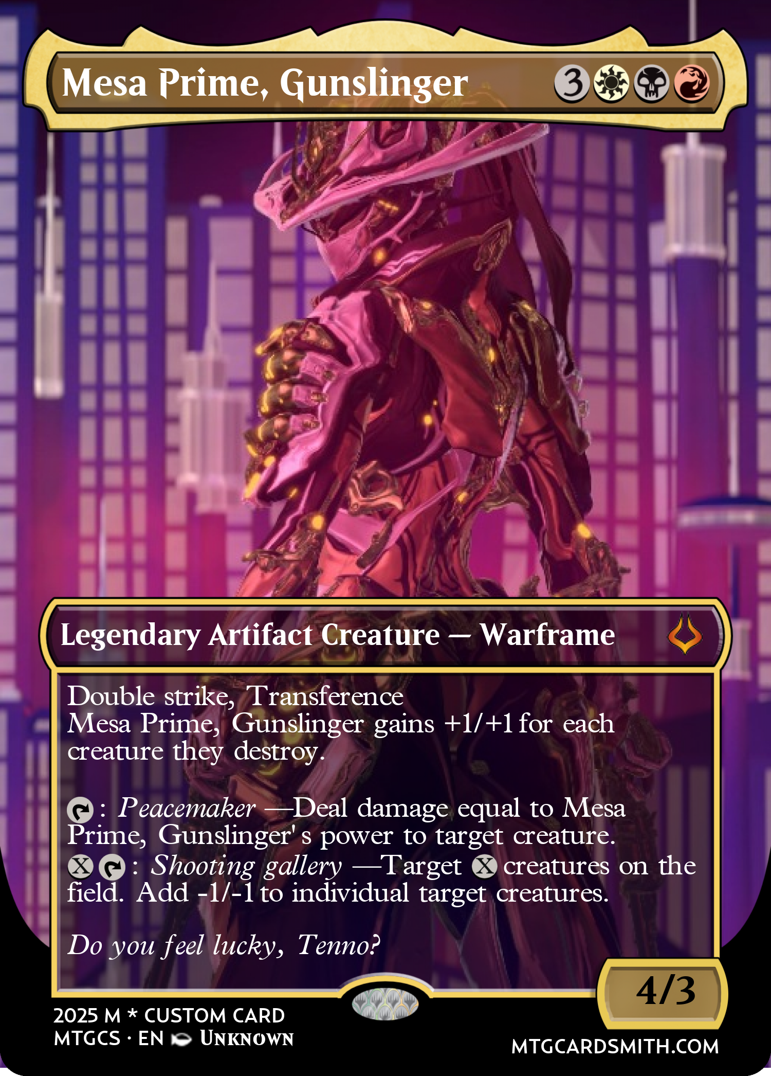 Mesa Prime, Gunslinger