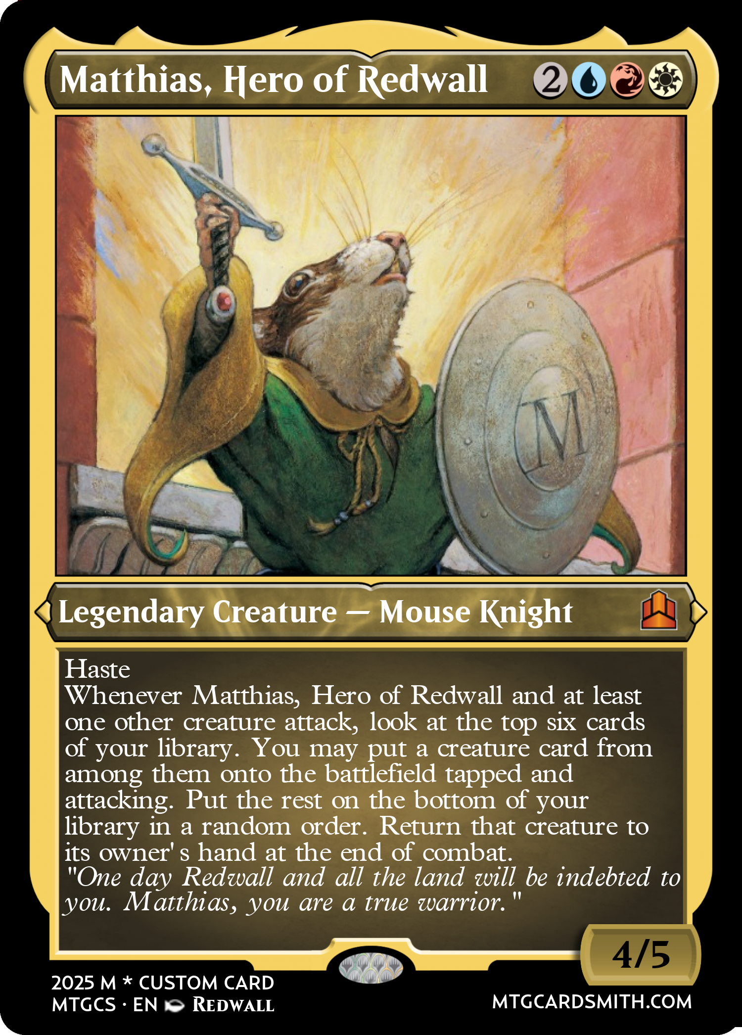 Matthias, Hero of Redwall