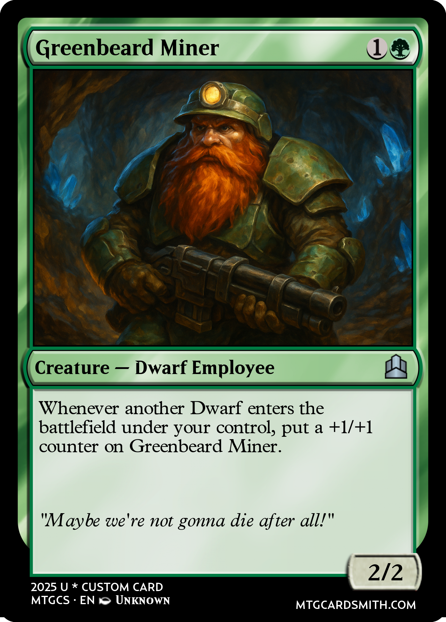 Greenbeard Miner
