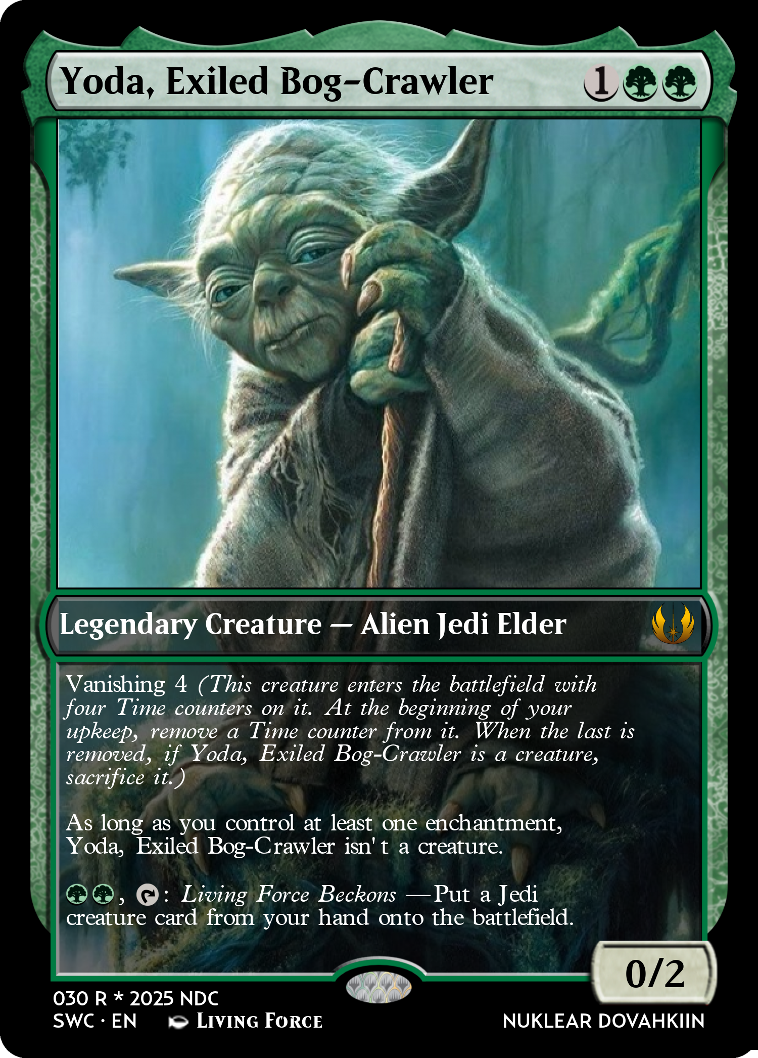 Yoda, Exiled Bog-Crawler