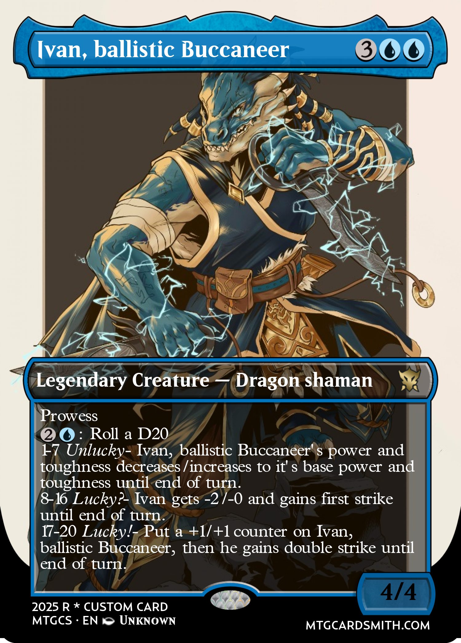Ivan, ballistic Buccaneer