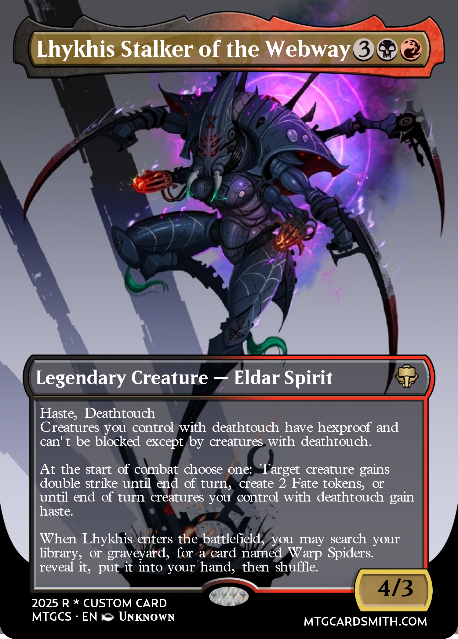 Lhykhis Stalker of the Webway by buddy343 | MTG Cardsmith