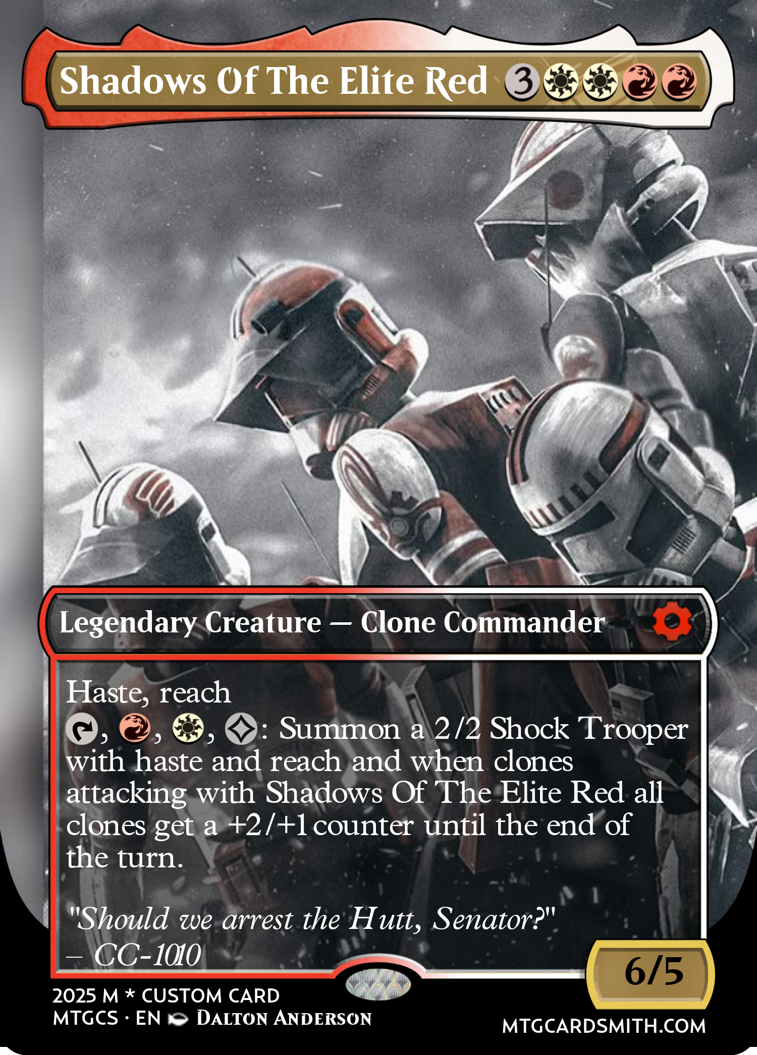 Shadows Of The Elite Red 