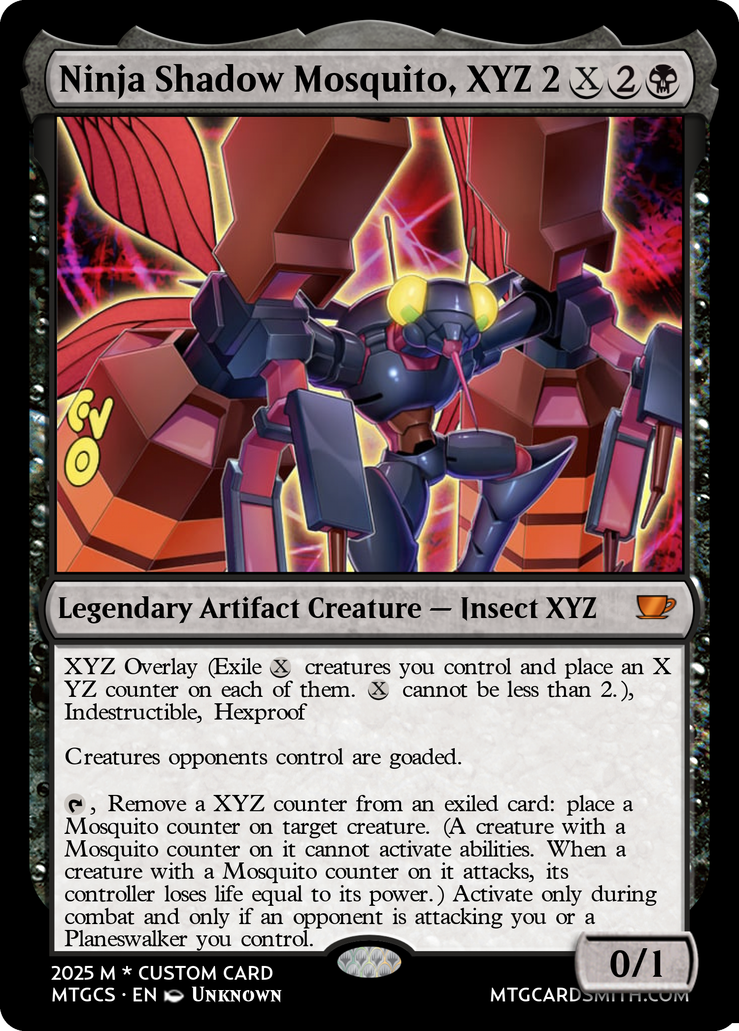 Ninja Shadow Mosquito, XYZ 2 by cupoyoy | MTG Cardsmith