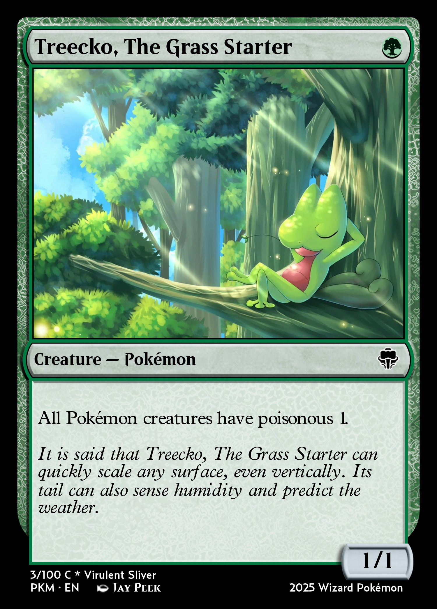 Treecko, The Grass Starter
