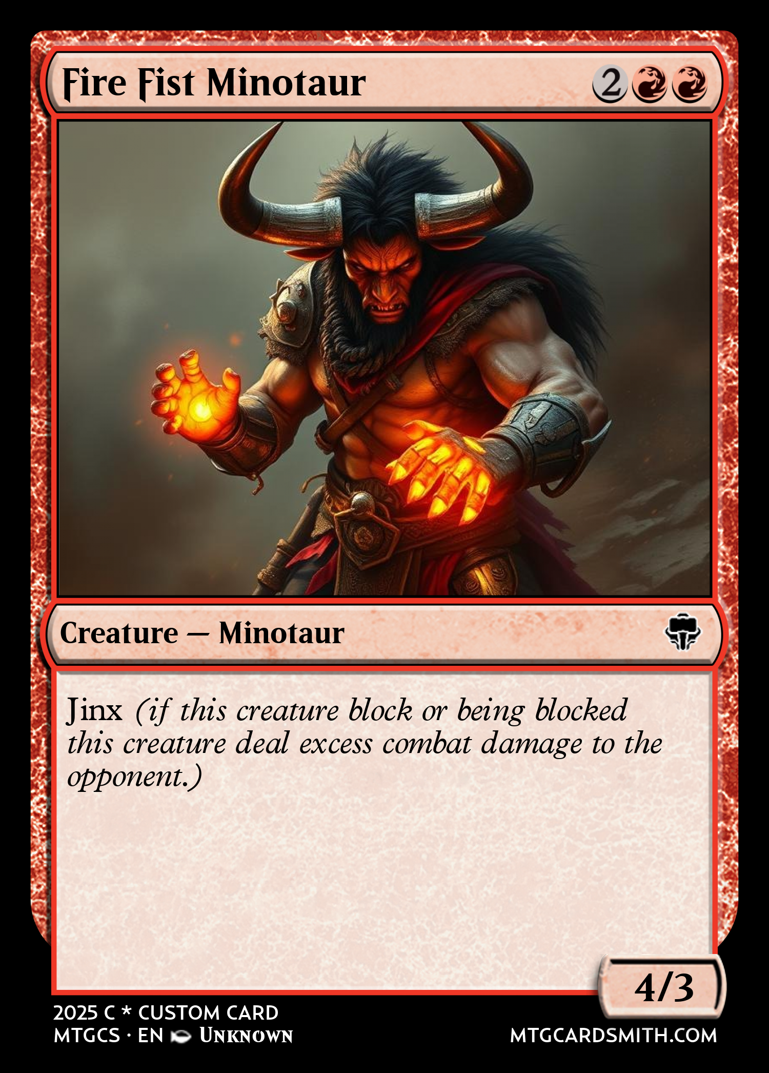 Fire Fist Minotaur