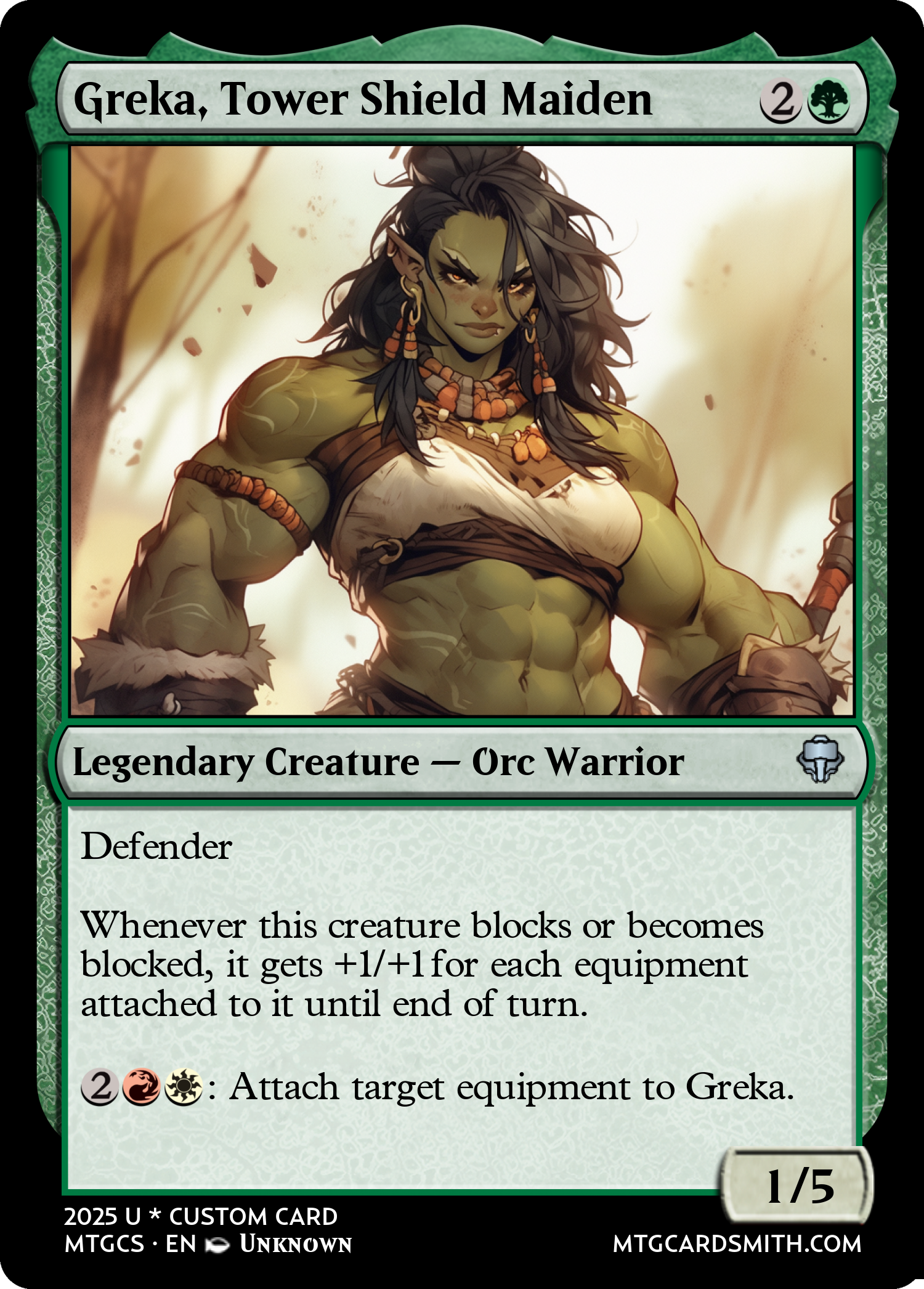 Greka, Tower Shield Maiden